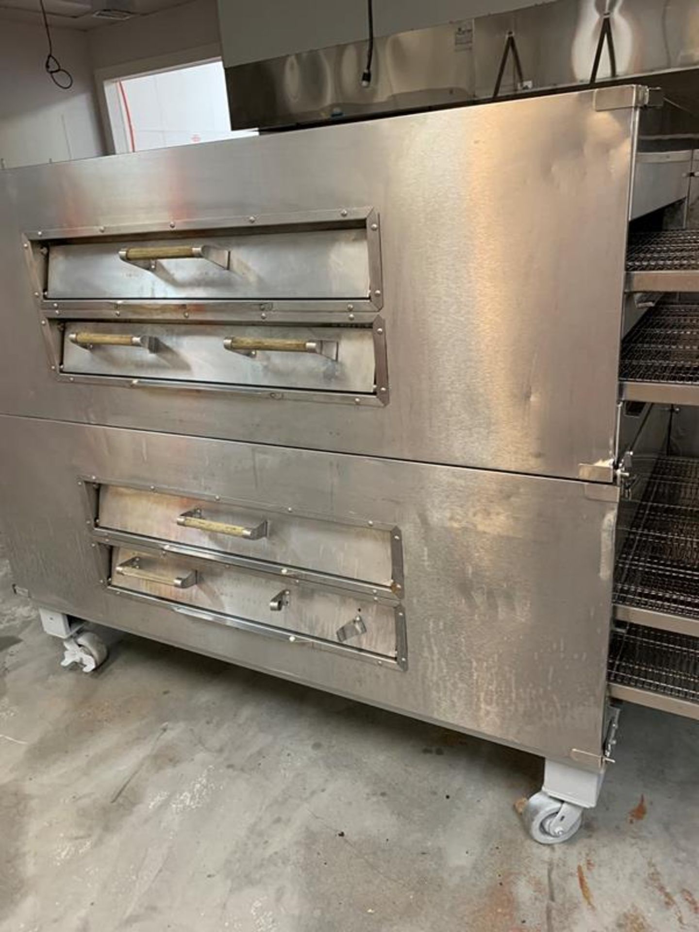 Lincoln Double Deck, 4 conveyor Impingement Oven, 32" W X 106" L, stainless steel ladder chain - Image 5 of 20