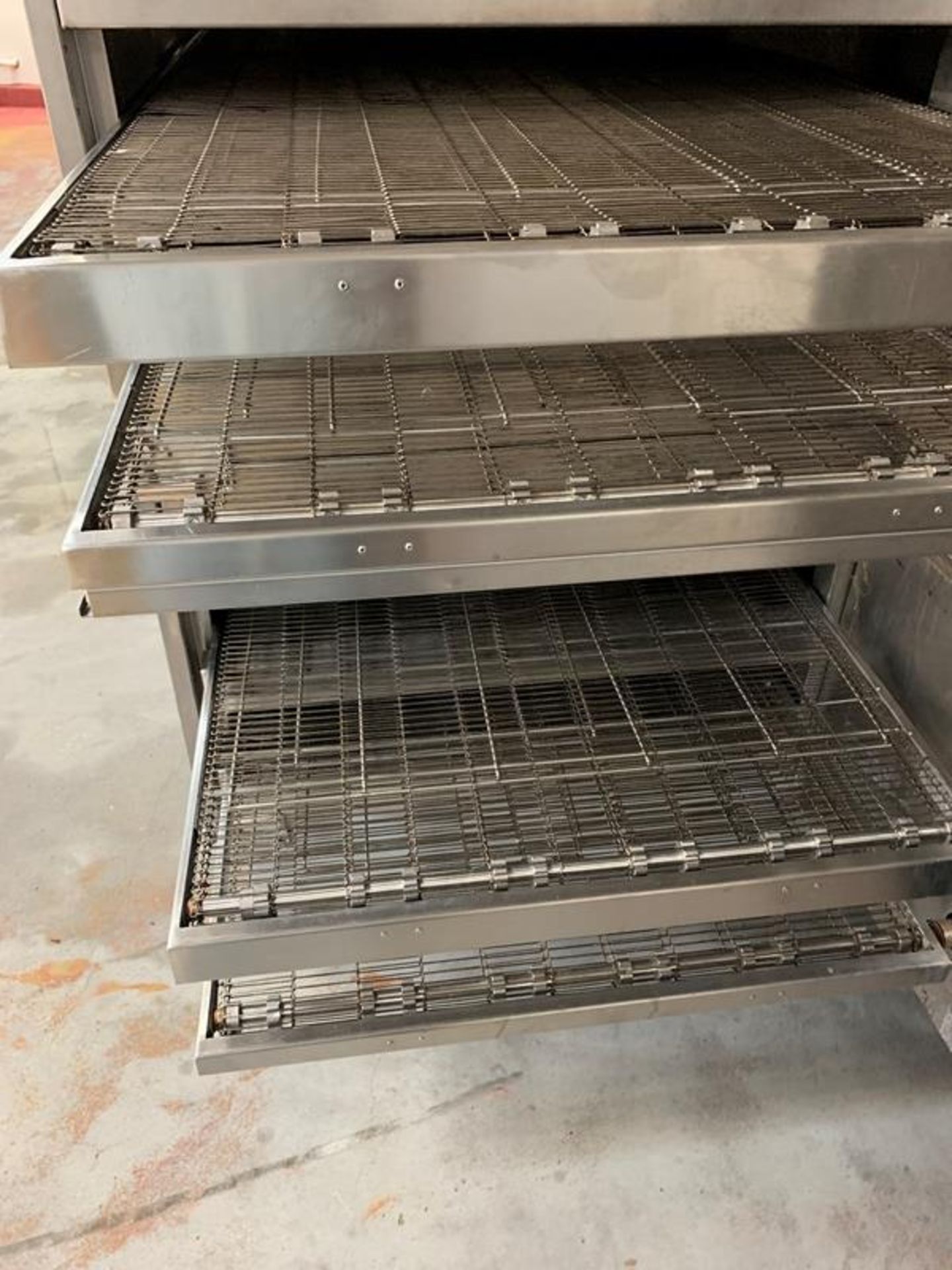 Lincoln Double Deck, 4 conveyor Impingement Oven, 32" W X 106" L, stainless steel ladder chain - Image 8 of 20