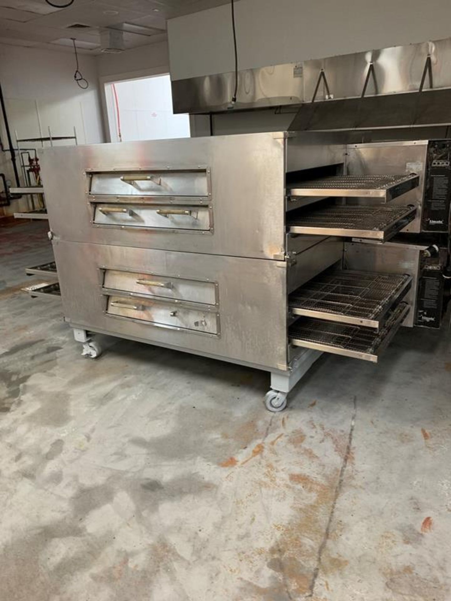 Lincoln Double Deck, 4 conveyor Impingement Oven, 32" W X 106" L, stainless steel ladder chain - Image 11 of 20