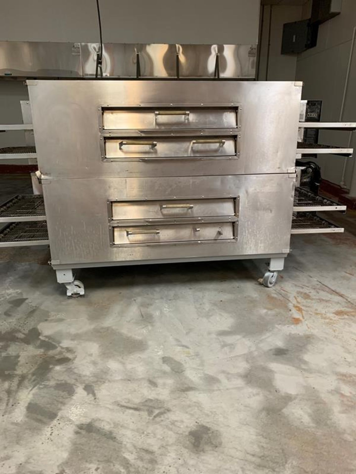 Lincoln Double Deck, 4 conveyor Impingement Oven, 32" W X 106" L, stainless steel ladder chain - Image 6 of 20