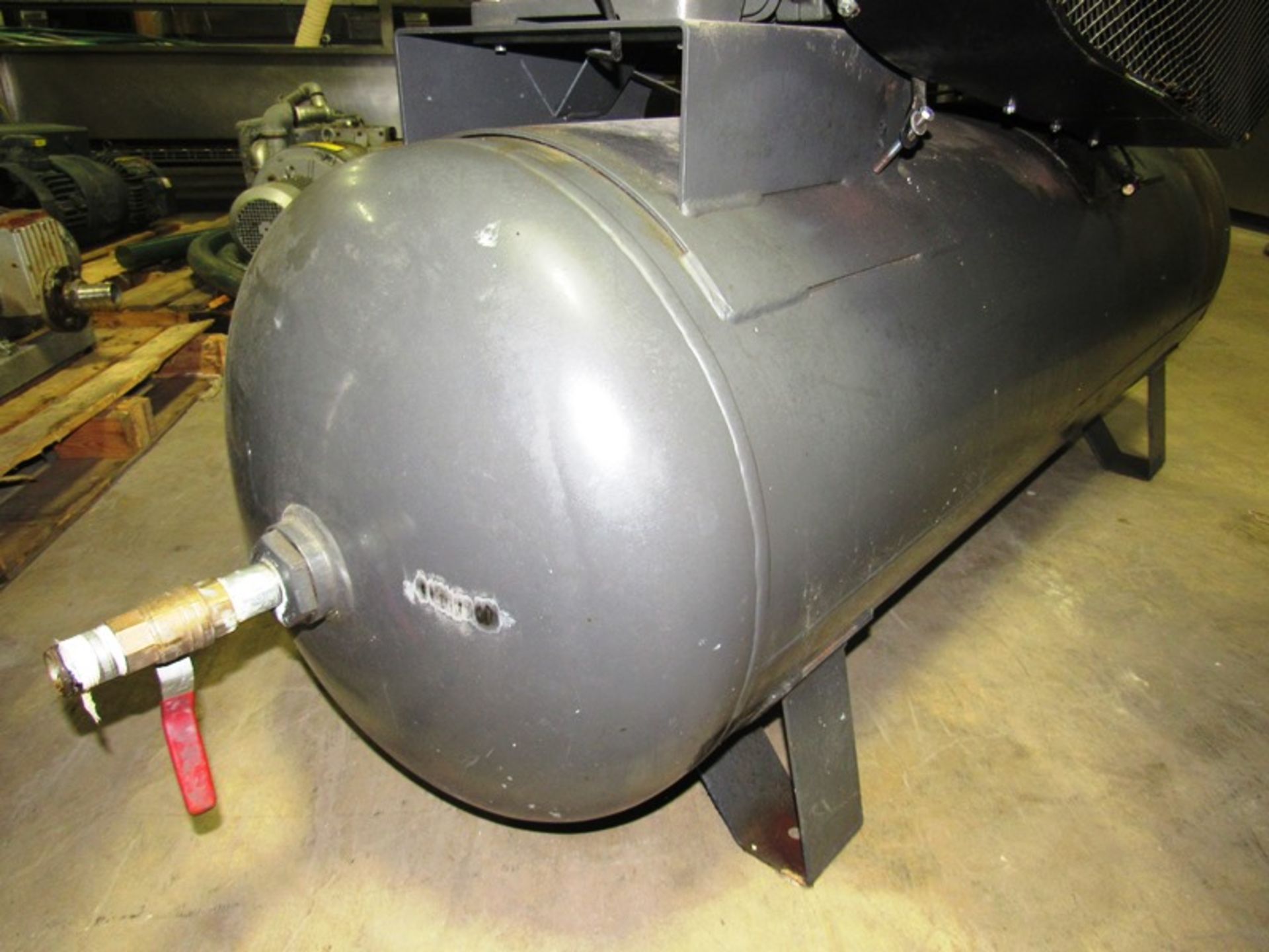 Schulz Mdl. 80BR 2 Stage Air Compressor, 15 h.p., 208/230/460 volts, 3 phase, on holding tank - Image 5 of 7