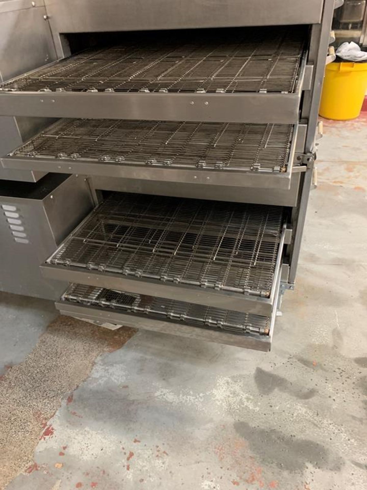 Lincoln Double Deck, 4 conveyor Impingement Oven, 32" W X 106" L, stainless steel ladder chain - Image 3 of 20