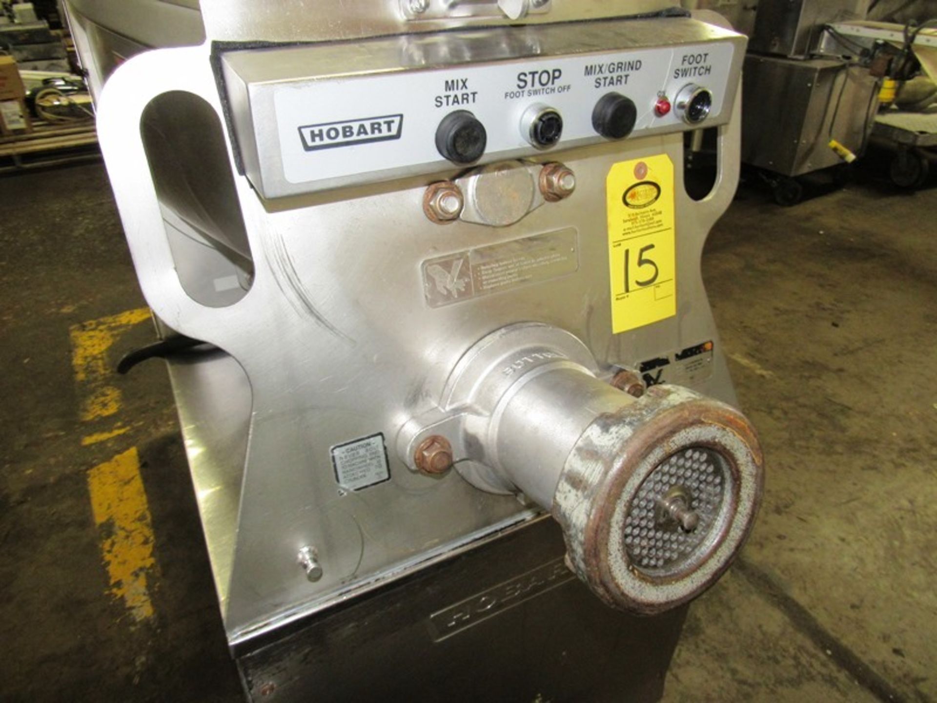 Hobart Mdl. MG-2032 Portable Mixer/Grinder, # 32 Head, Ser. #27-1139-071, 220 volts - Image 3 of 4