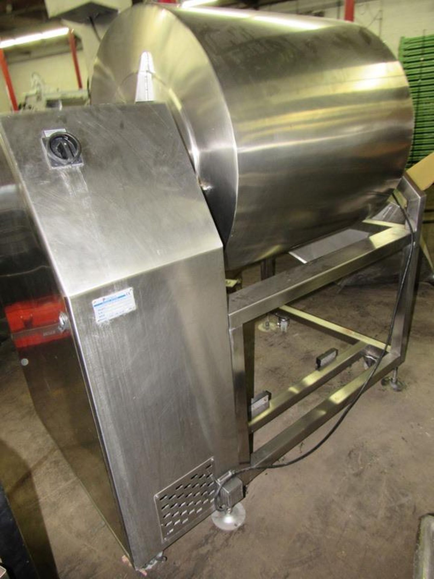 TMS Mdl. 500 Vacuum Tumbler, 34" Dia. X 34" L Drum, Busch vacuum pump, Ser. #PF16071423, Mfg. - Image 5 of 16