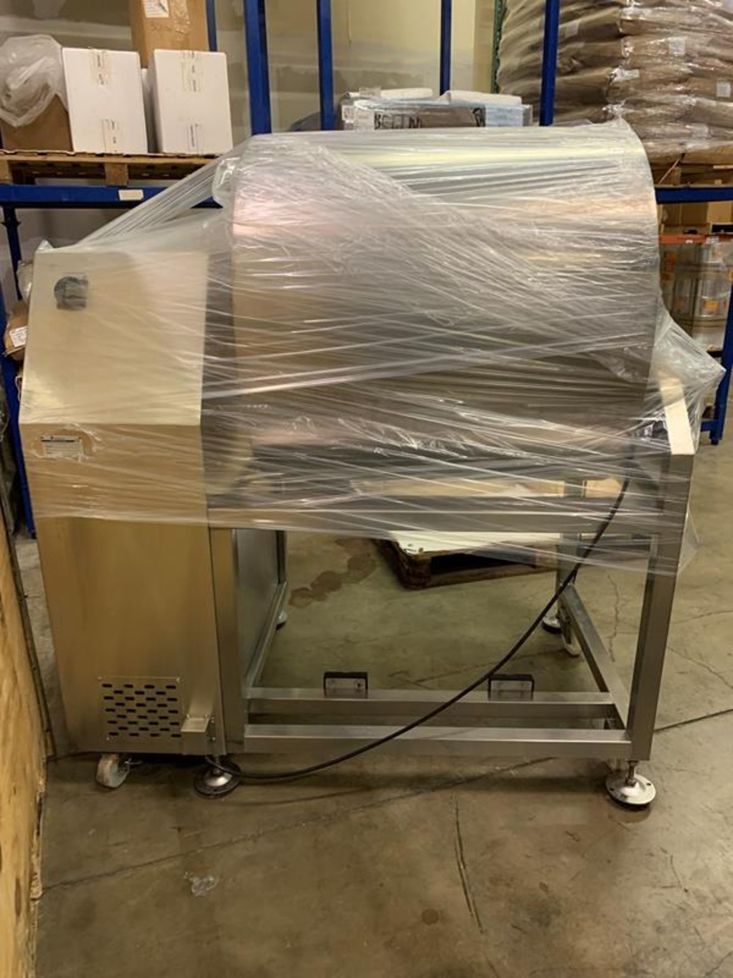 TMS Mdl. 500 Vacuum Tumbler, 34" Dia. X 34" L Drum, Busch vacuum pump, Ser. #PF16071423, Mfg. - Image 13 of 16