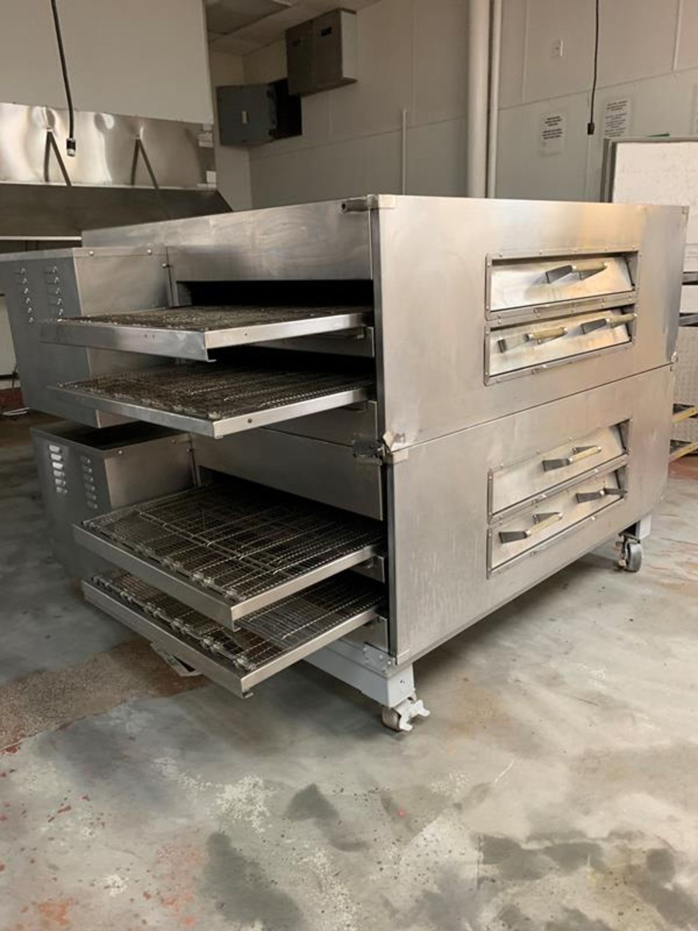 Lincoln Double Deck, 4 conveyor Impingement Oven, 32" W X 106" L, stainless steel ladder chain - Image 7 of 20