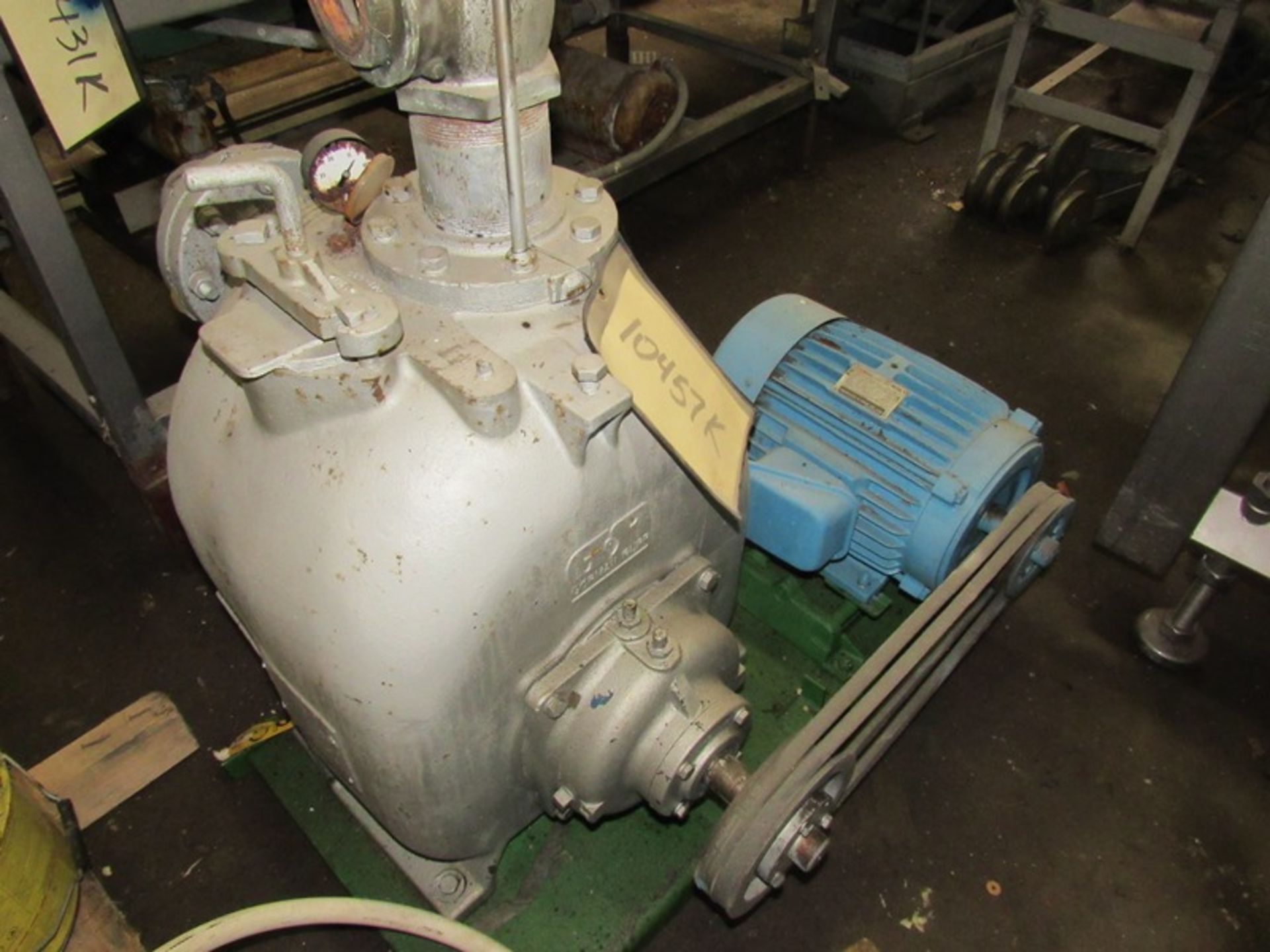 Gormann Rupp Pump, 4" X 4", 10 h.p., 230/460 volt motor - Image 2 of 4