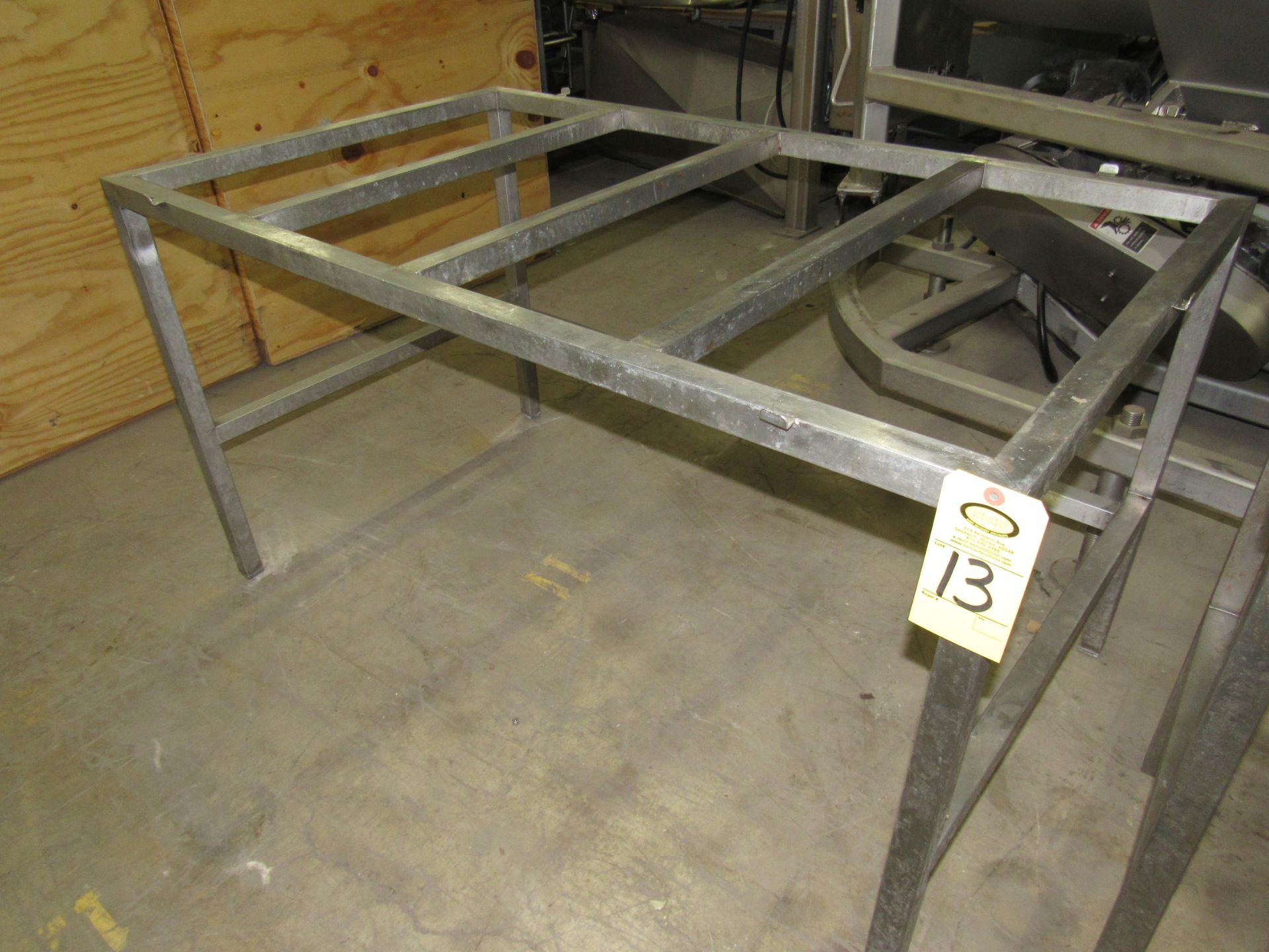 Lot of (2) Stainless Steel Tables, (1) 24" W X 60" L X 33" T, poly tops, (1) 36" W X 60" L X 33" - Image 2 of 2