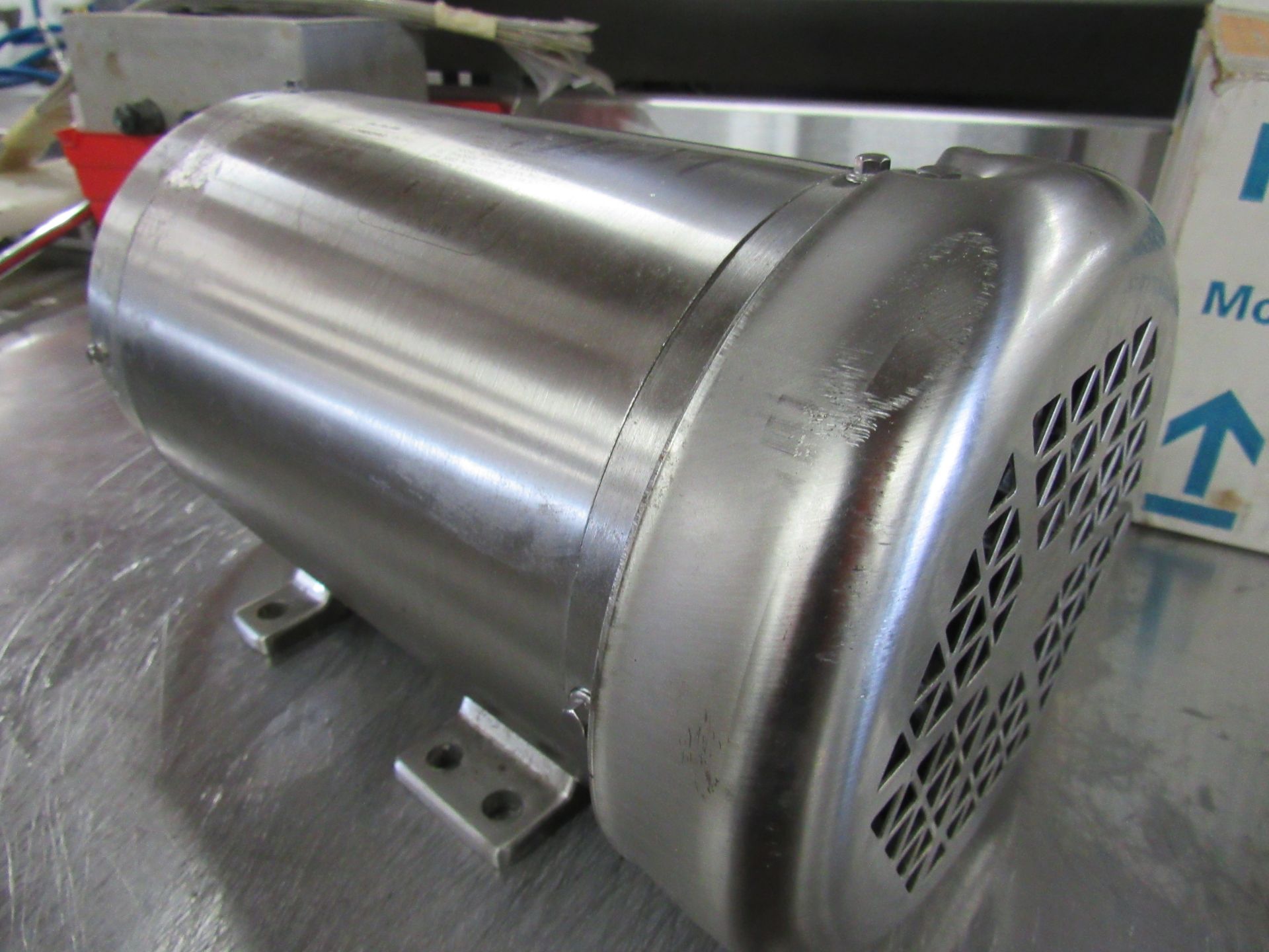 Lot Baldor Used Stainless Steel Motors, (1) 1.5 h.p., 230/460 volts, 1760 RPM, frame 56C, (1) 1.5 - Image 5 of 6