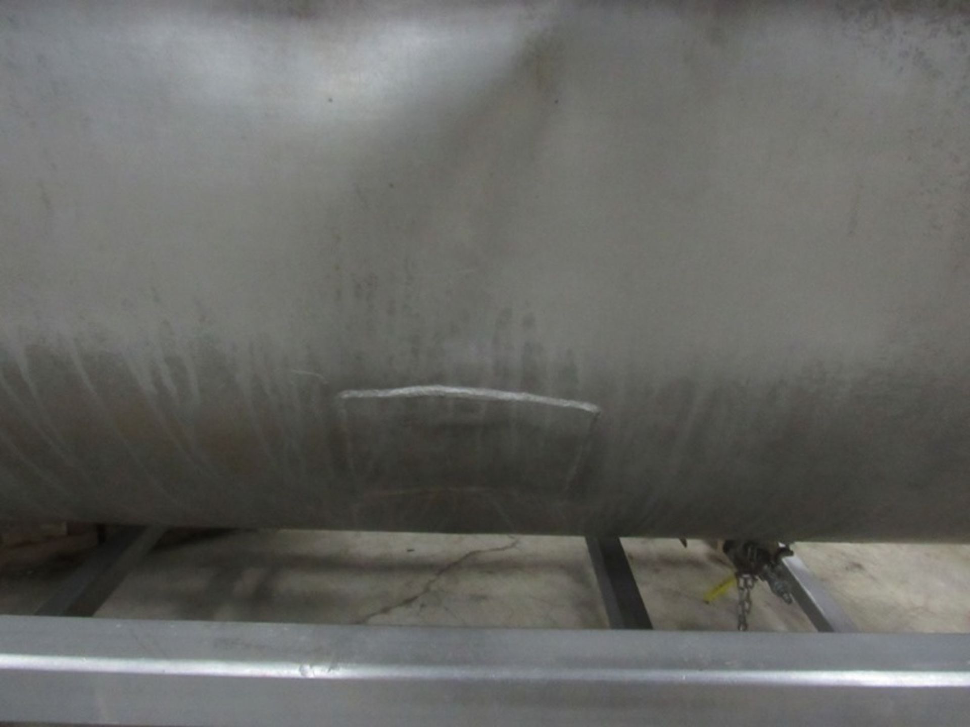 Stainless Steel Vegetable Blancher, 4' Dia. X 11' L spiral auger, in stainless steel cabinet - Image 9 of 9