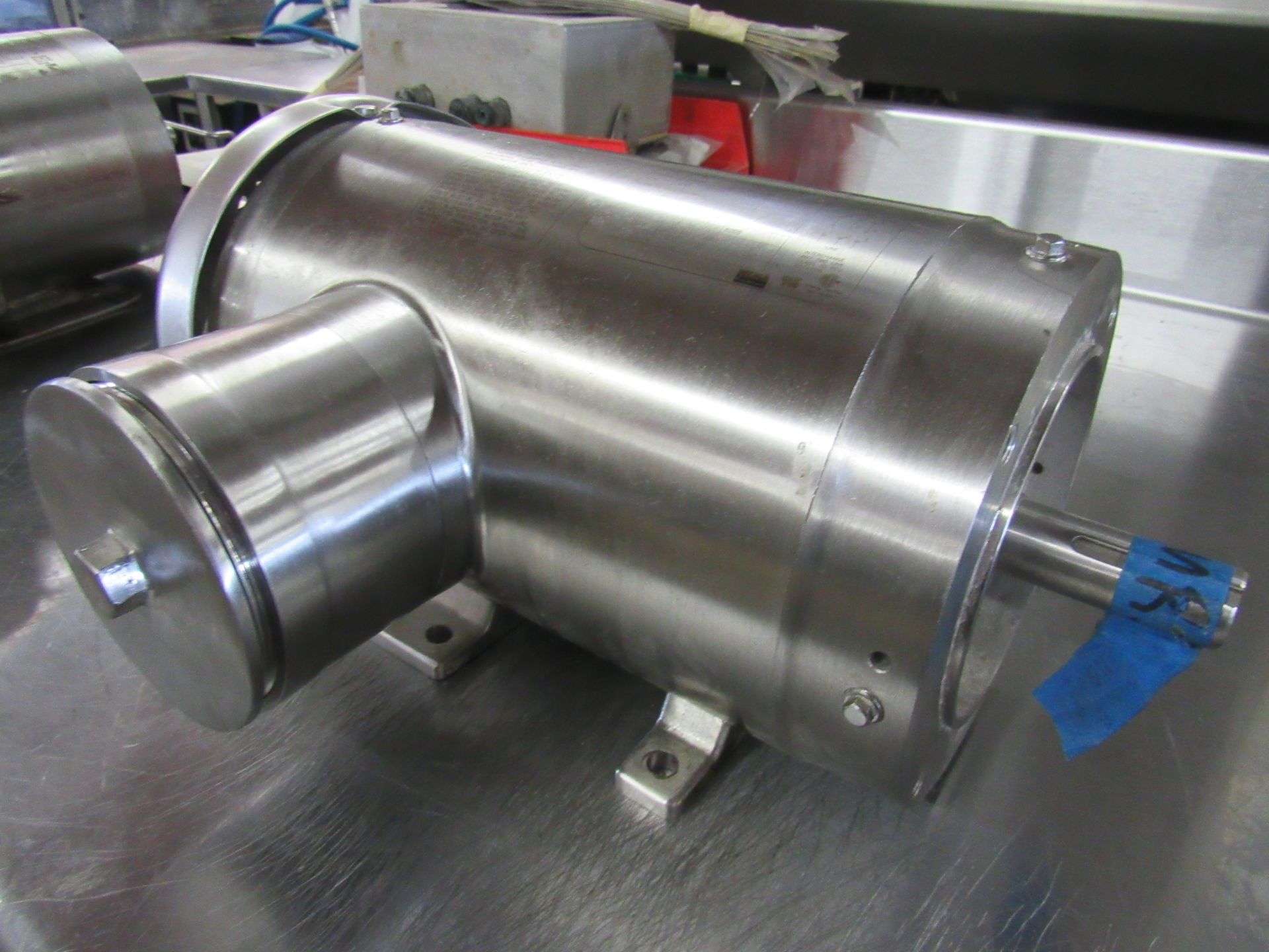 Lot Baldor Used Stainless Steel Motors, (1) 1.5 h.p., 230/460 volts, 1760 RPM, frame 56C, (1) 1.5 - Image 4 of 6