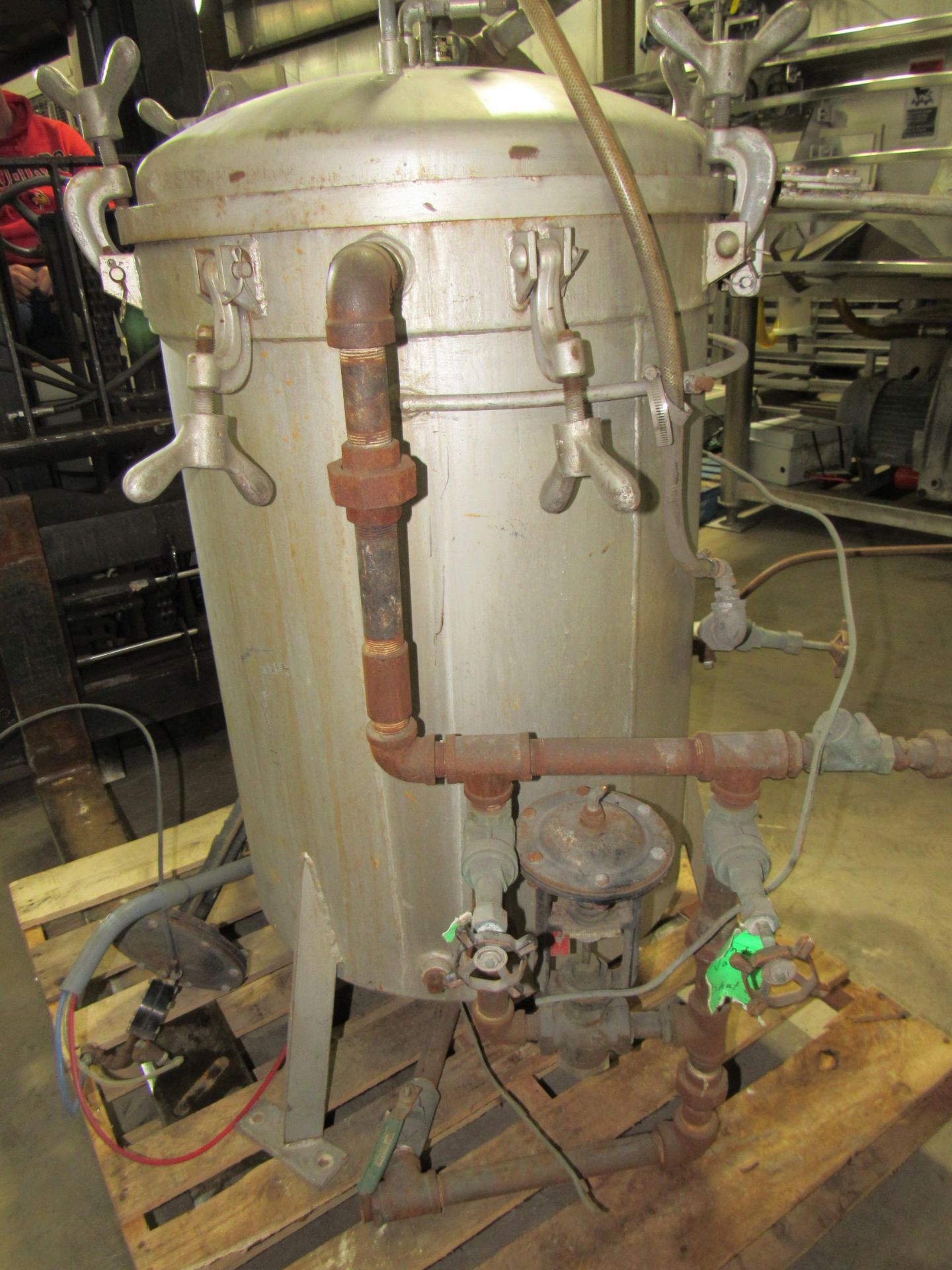 Dixie Canner Retorts, steam fired, 24" Dia. X 32" Deep, Ser. #62, certified by Loveless Mfg. MAWP 40 - Image 3 of 4