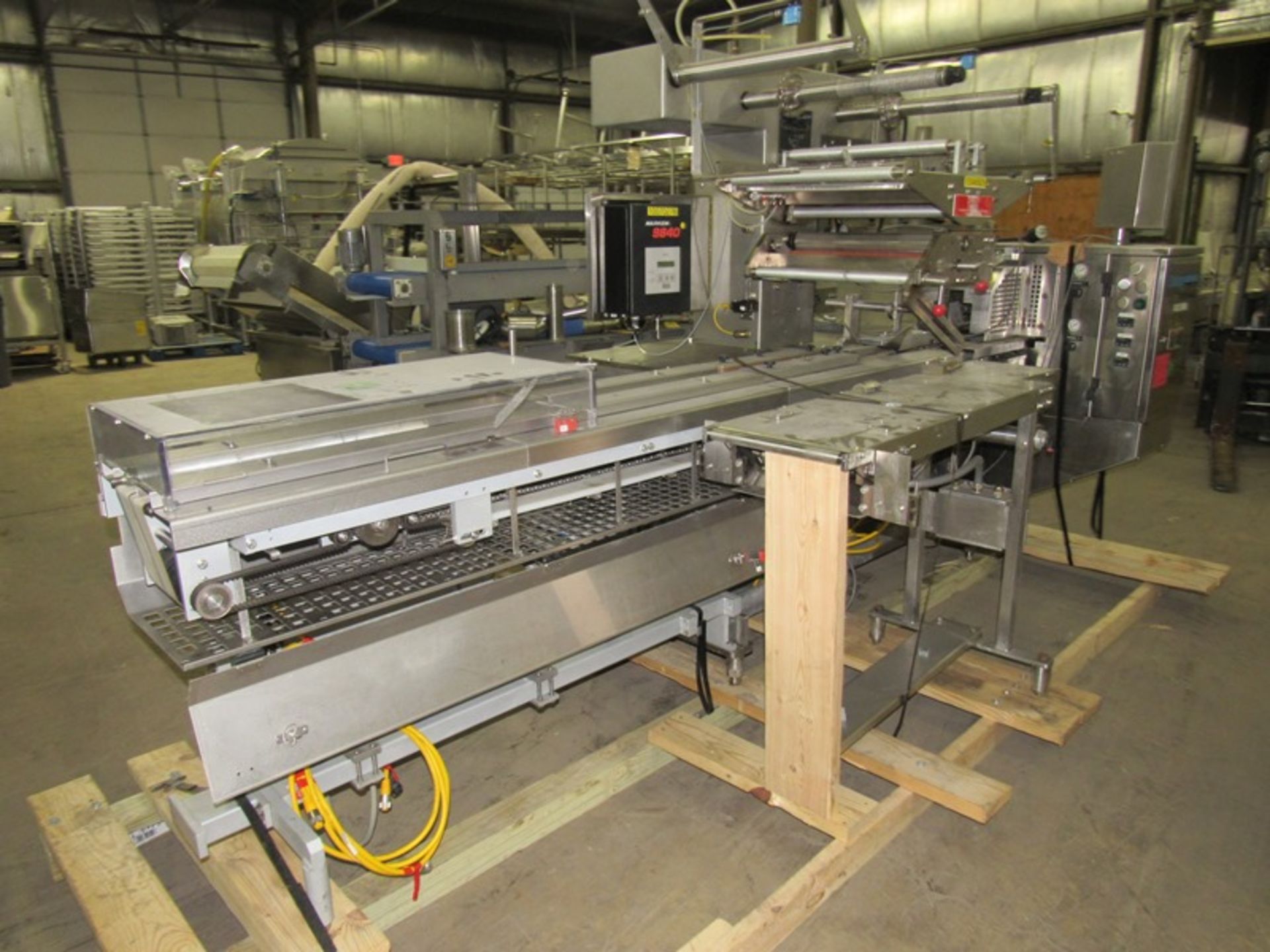 Doboy Mdl. Micromatic L-R Flow Wrapper, 460 volts, touchscreen controls, manual heater controls,