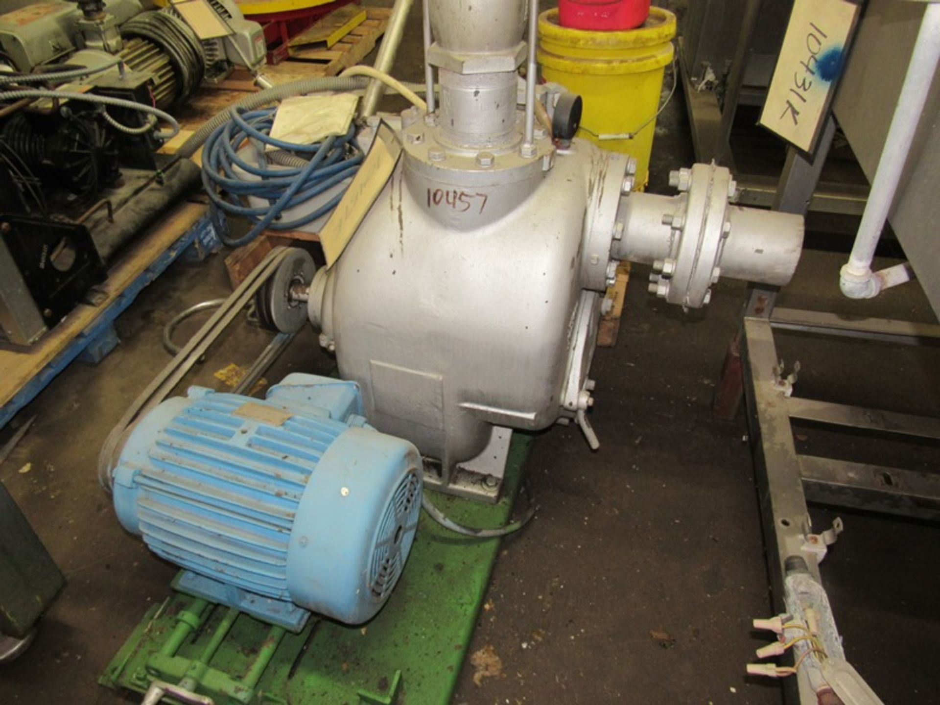 Gormann Rupp Pump, 4" X 4", 10 h.p., 230/460 volt motor - Image 3 of 4