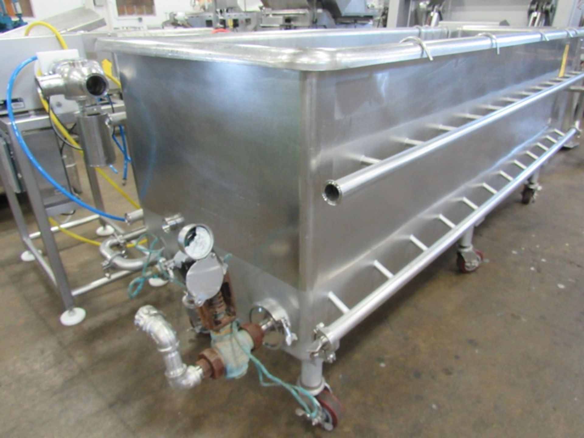 Sani-Matic Mdl. BWJ375 Stainless Steel COP Tank, 30" X 102" L X 30" D tank, 1" piping to jets, (3) - Image 2 of 8