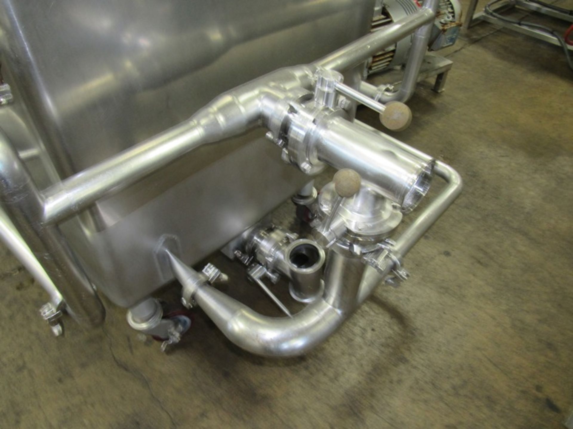 Sani-Matic Mdl. BWJ375 Stainless Steel COP Tank, 30" X 102" L X 30" D tank, 1" piping to jets, (3) - Image 5 of 8