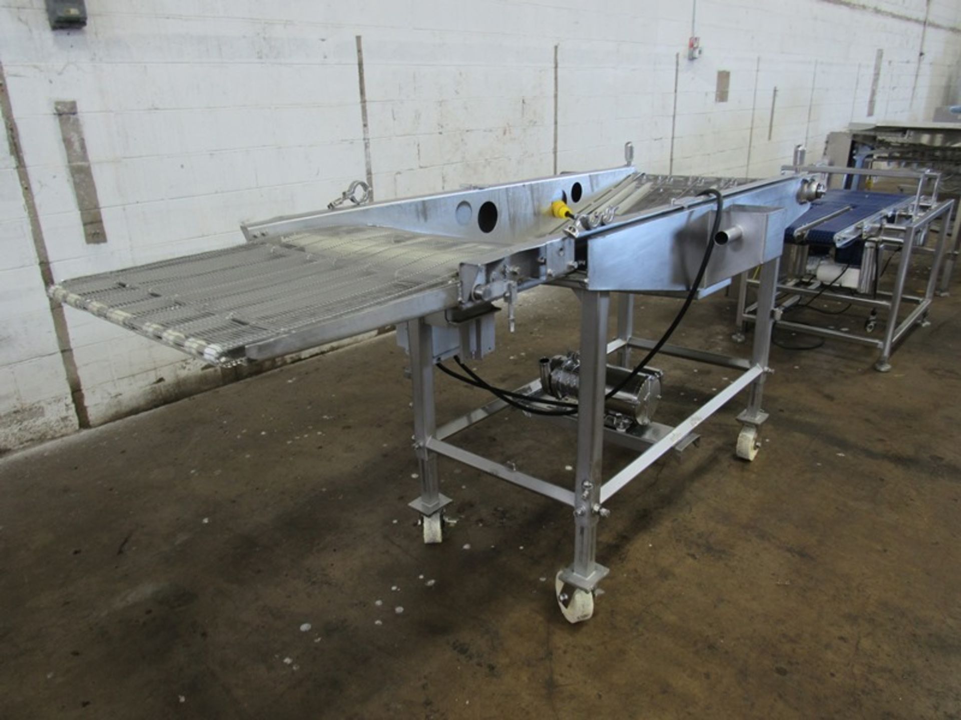 Heat & Control Mdl. 3A-3-24 Portable Stainless Steel Batter Applicator, 24" W X 90" L ladder chain - Image 3 of 4