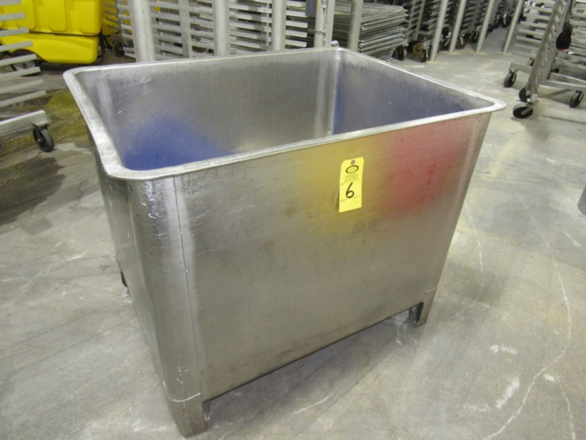 Stainless Steel Vat 36" W X 48" L X 36" D (Located in Plano, IL - Loading Fee: $10 Removal dates are