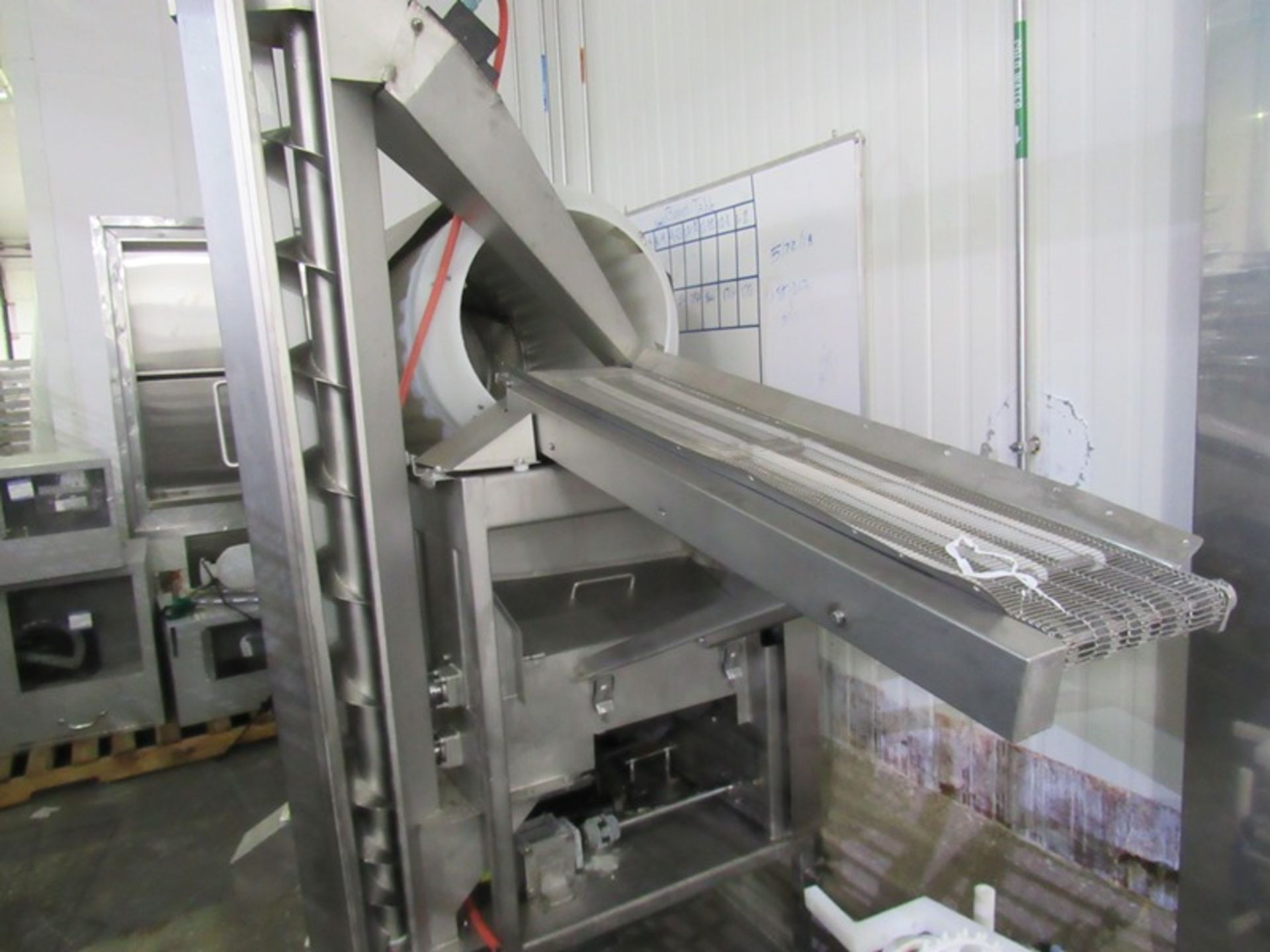 Portable Stainless Steel Drum Breader, 4' L infeed conveyor, 2' Dia. X 4' L drum, 64" T auger, 4' - Image 2 of 4