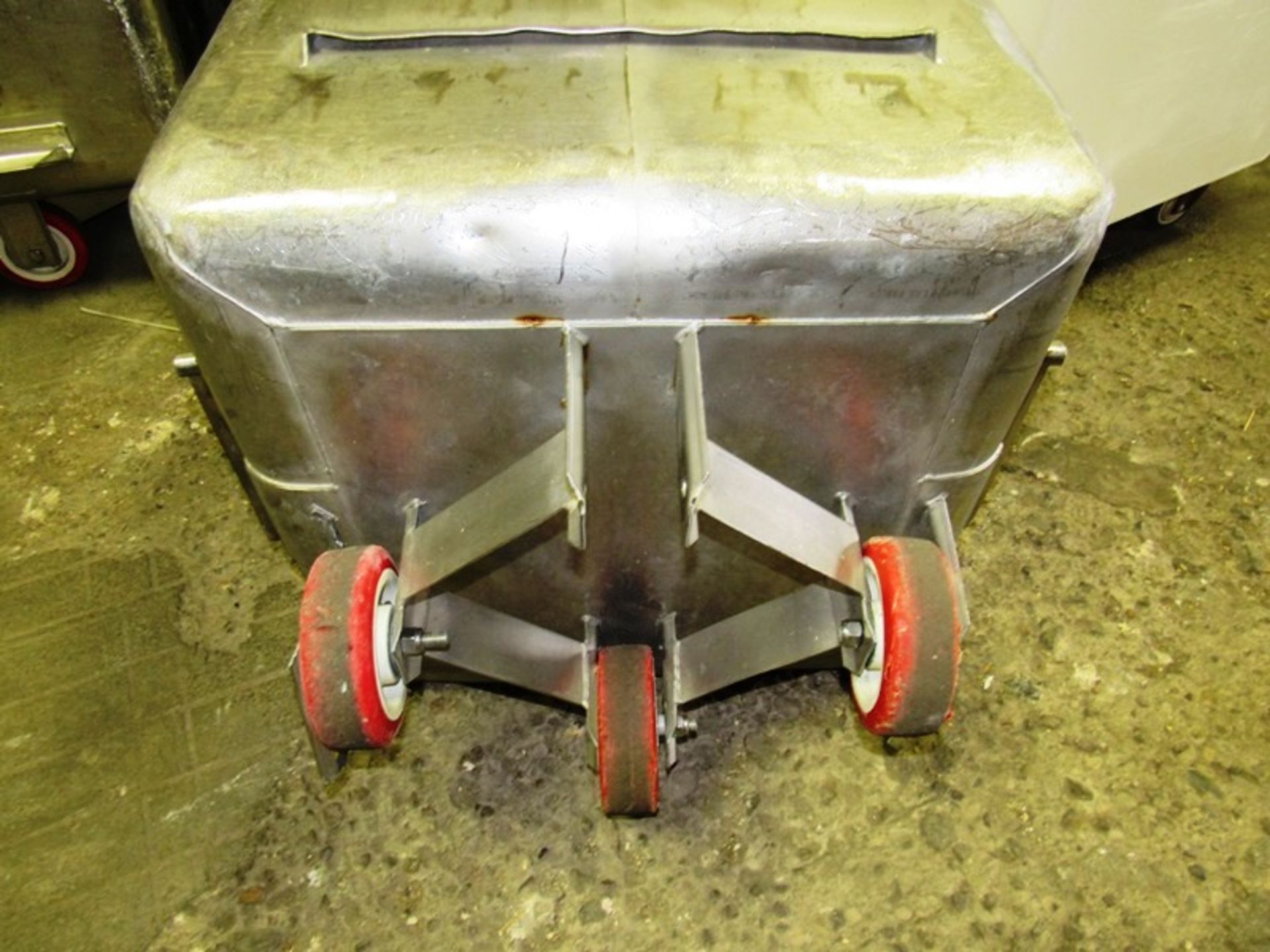 Stainless Steel Koch Dump Buggy, 400 Lb. capacity (missing 1 wheel) (Located in Plano, IL - - Image 2 of 2