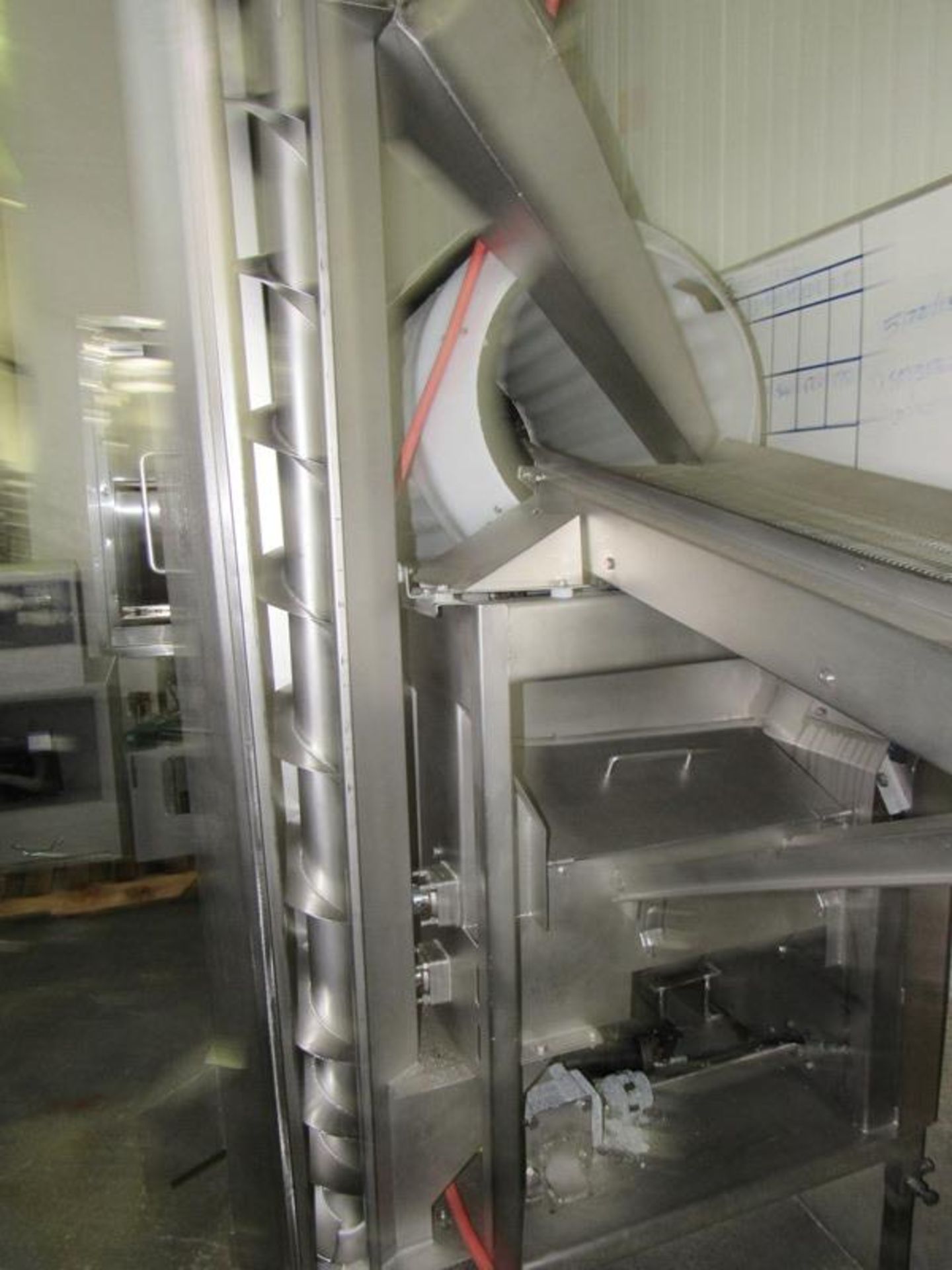 Portable Stainless Steel Drum Breader, 4' L infeed conveyor, 2' Dia. X 4' L drum, 64" T auger, 4' - Image 3 of 4