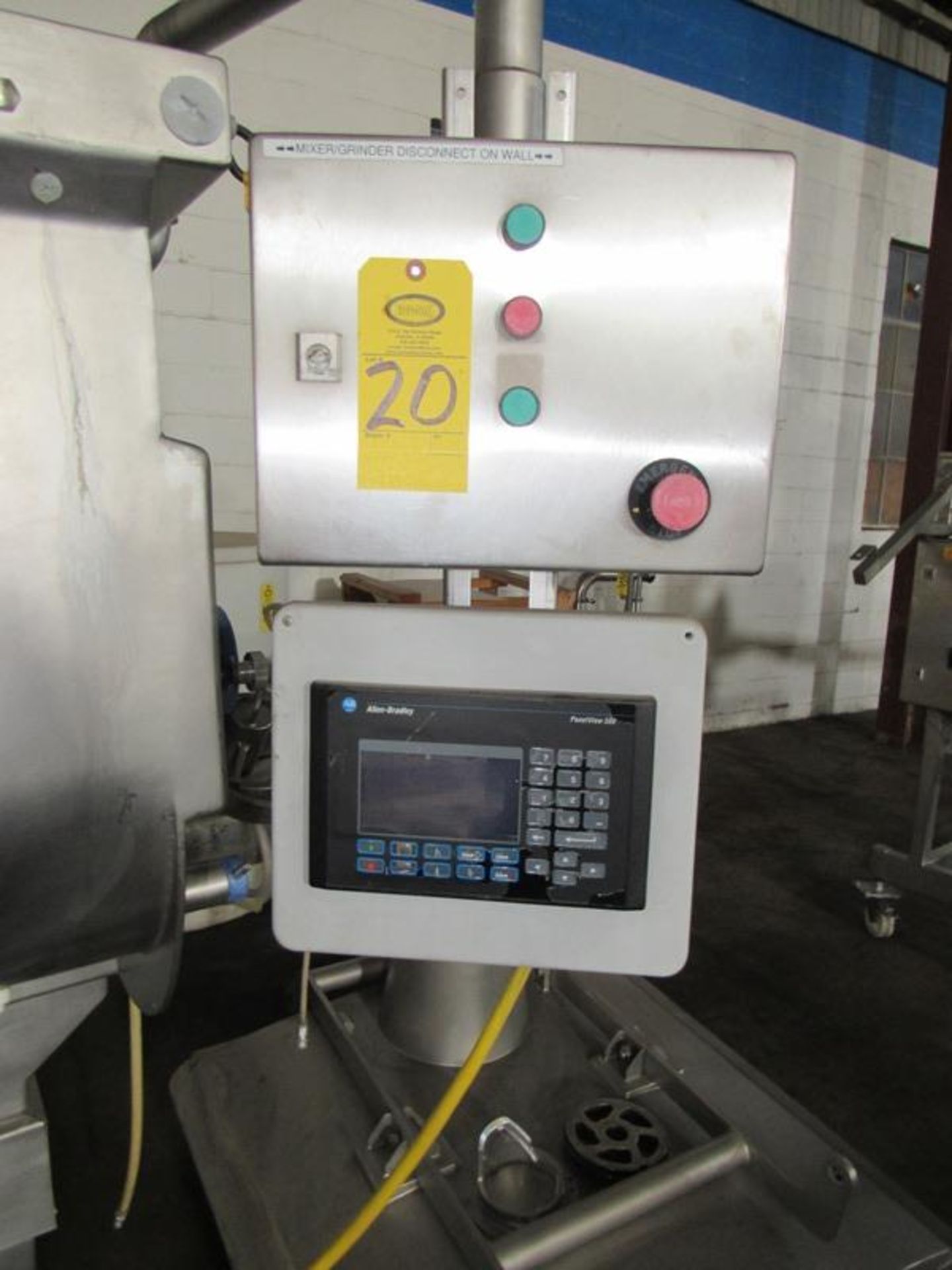 CFS Mdl. Combi Grind 1000 Stainless Steel Mixer/Grinder, dual agitation paddles, bottom injected CO2 - Image 12 of 12