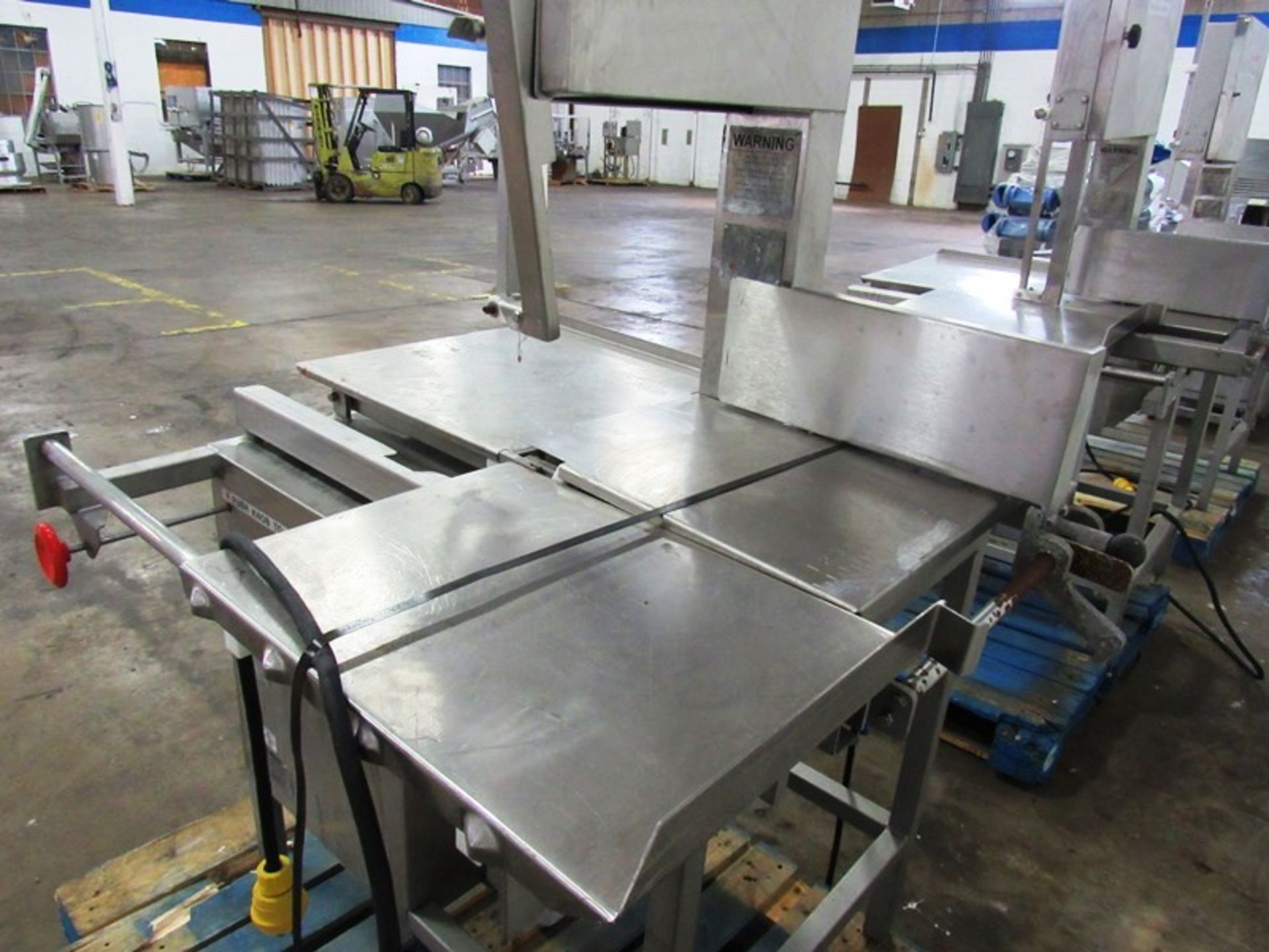 Hollymatic Mdl. HY16-5000 Stainless Steel Bandsaw, stainless steel table and head, 460 volts - Image 3 of 4