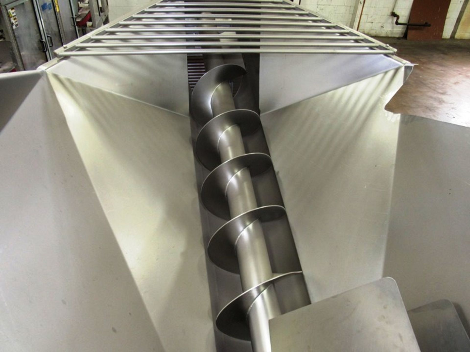 Stainless Steel Screw Loader, 16" Dia. X 8' L stainless steel screw, 5' W X 5' L load hopper, 15 h. - Image 6 of 7