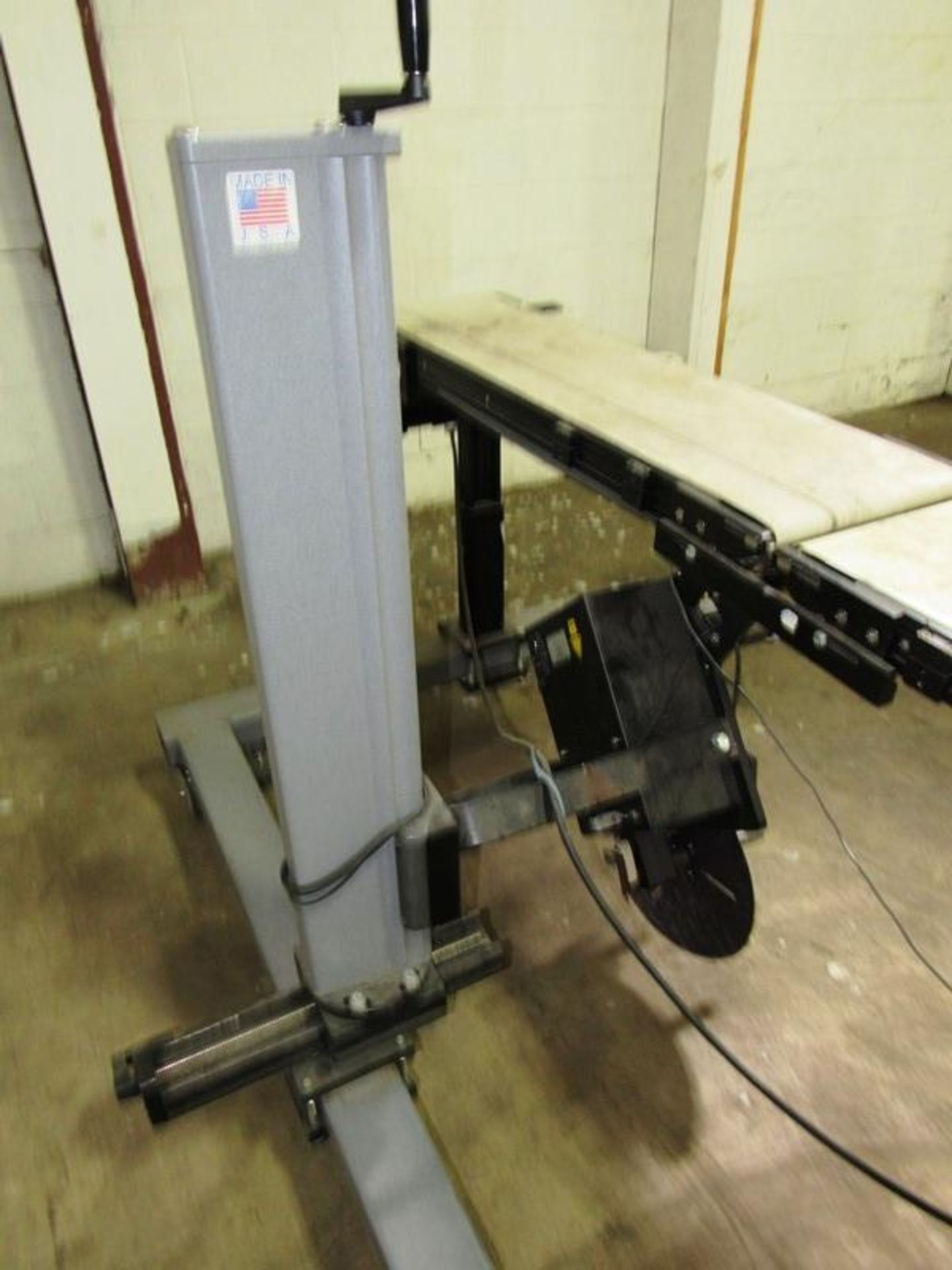 ID Technology Mdl. ST1000 Portable Conveyor with bottom label applicator, 120 volts, Ser. # - Image 6 of 6