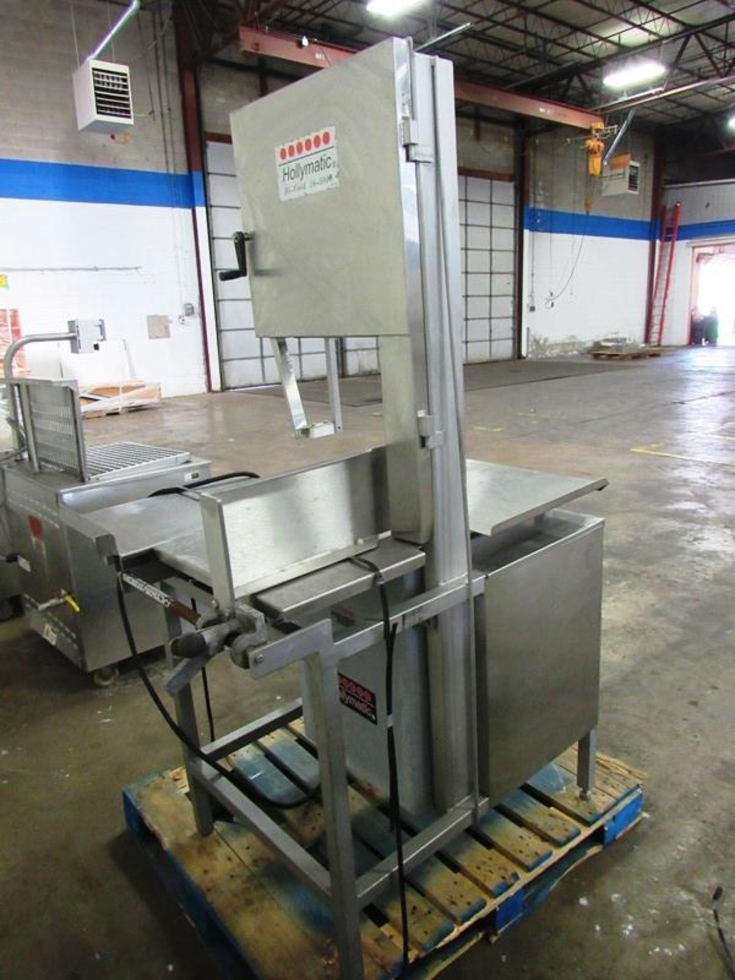 Hollymatic Mdl. HY16-5000 Stainless Steel Bandsaw, stainless steel table and head, 460 volts - Image 2 of 4