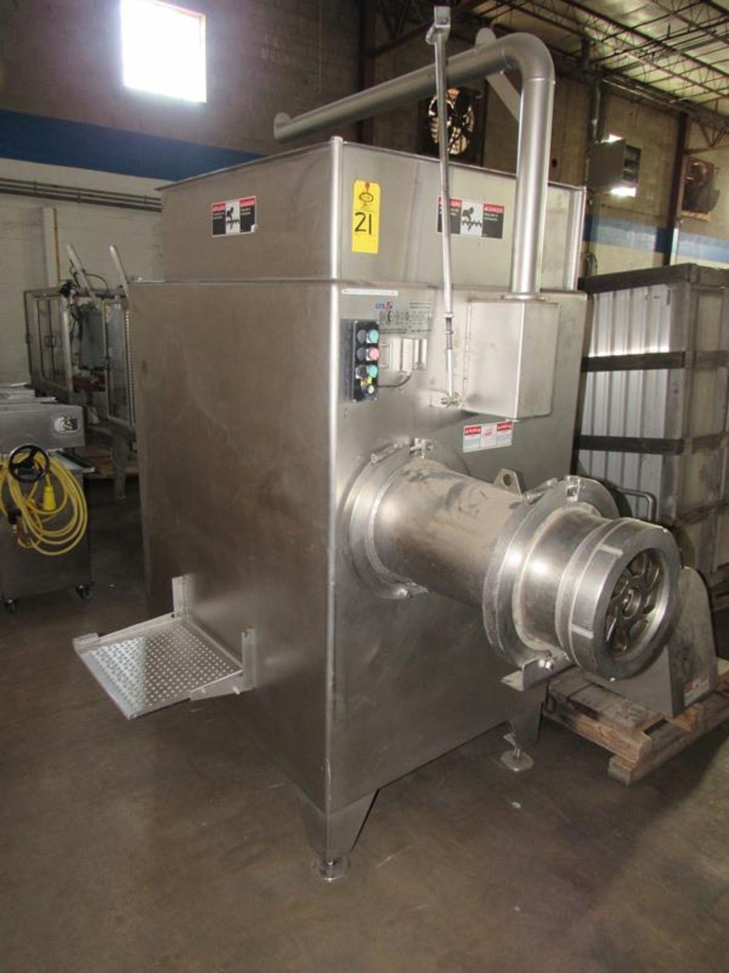 CFS Mdl. Uni Grind 250 Stainless Steel Grinder, Ser. #5000064742, 460 volts, 3 phase, Mfg. 2005