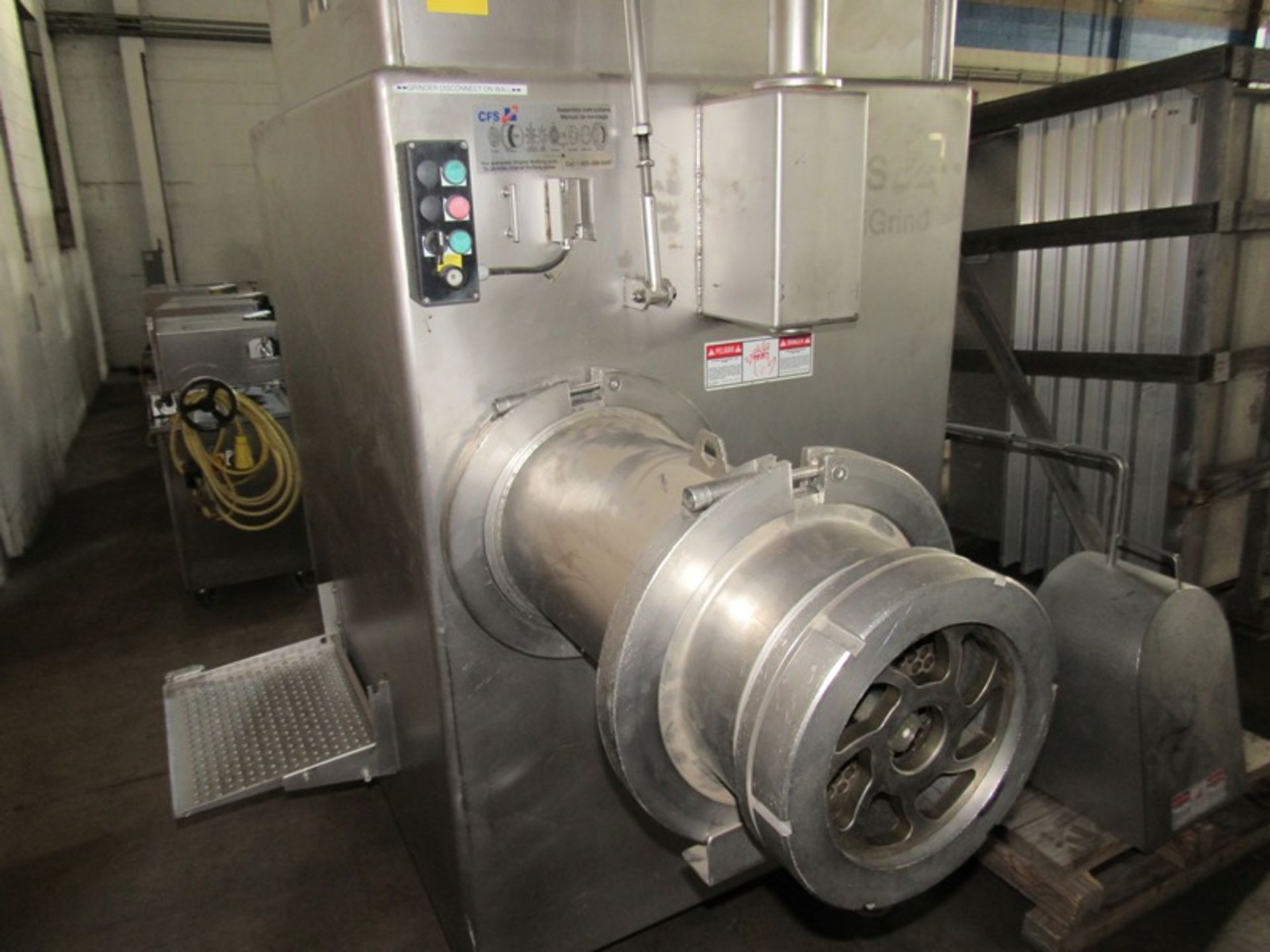 CFS Mdl. Uni Grind 250 Stainless Steel Grinder, Ser. #5000064742, 460 volts, 3 phase, Mfg. 2005 - Image 4 of 7