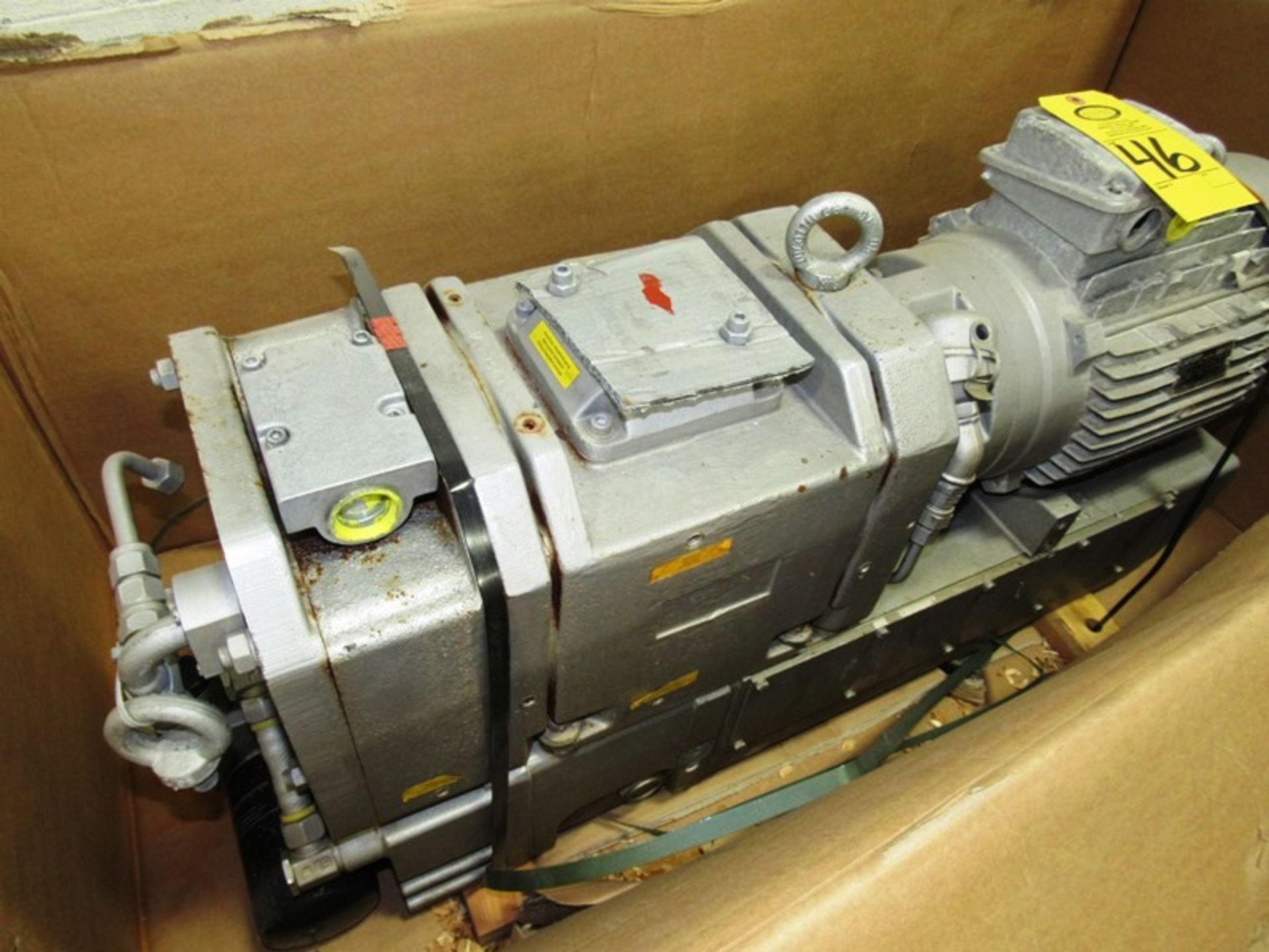 Busch Mdl. CB0220D Vacuum Pump, 9.2 KW Lafert Motor, Ser. #130051869