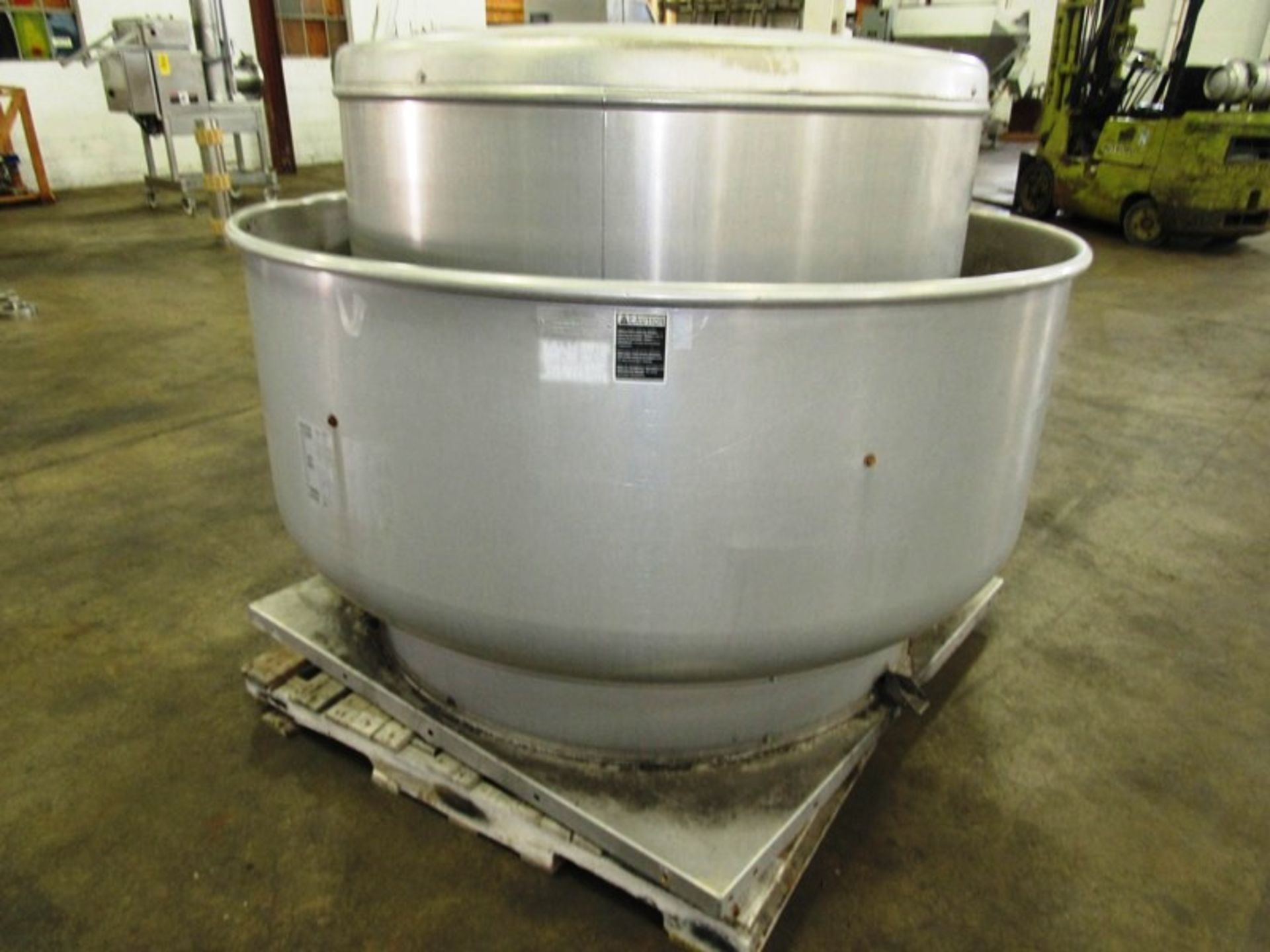 Greenheck Mdl. Cube-420-75-X Stainless Steel Rooftop Exhaust, 64" Dia., 52 1/2" base, Ser. # - Image 2 of 2