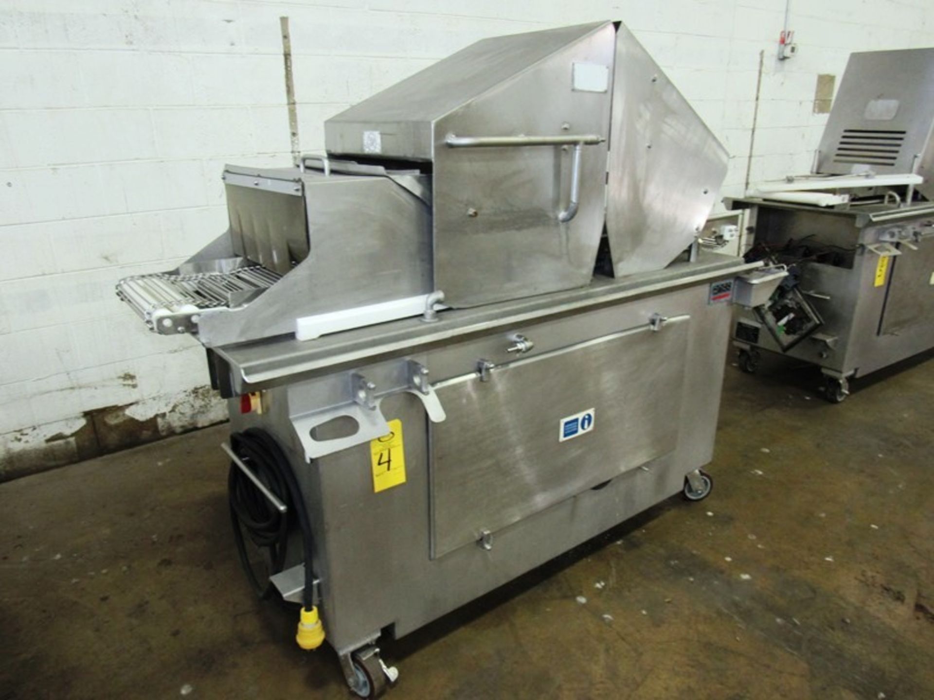 Ross Mdl. TC700M Portable Tenderizer, missing needles, 220 volts, 12" wide conveyor