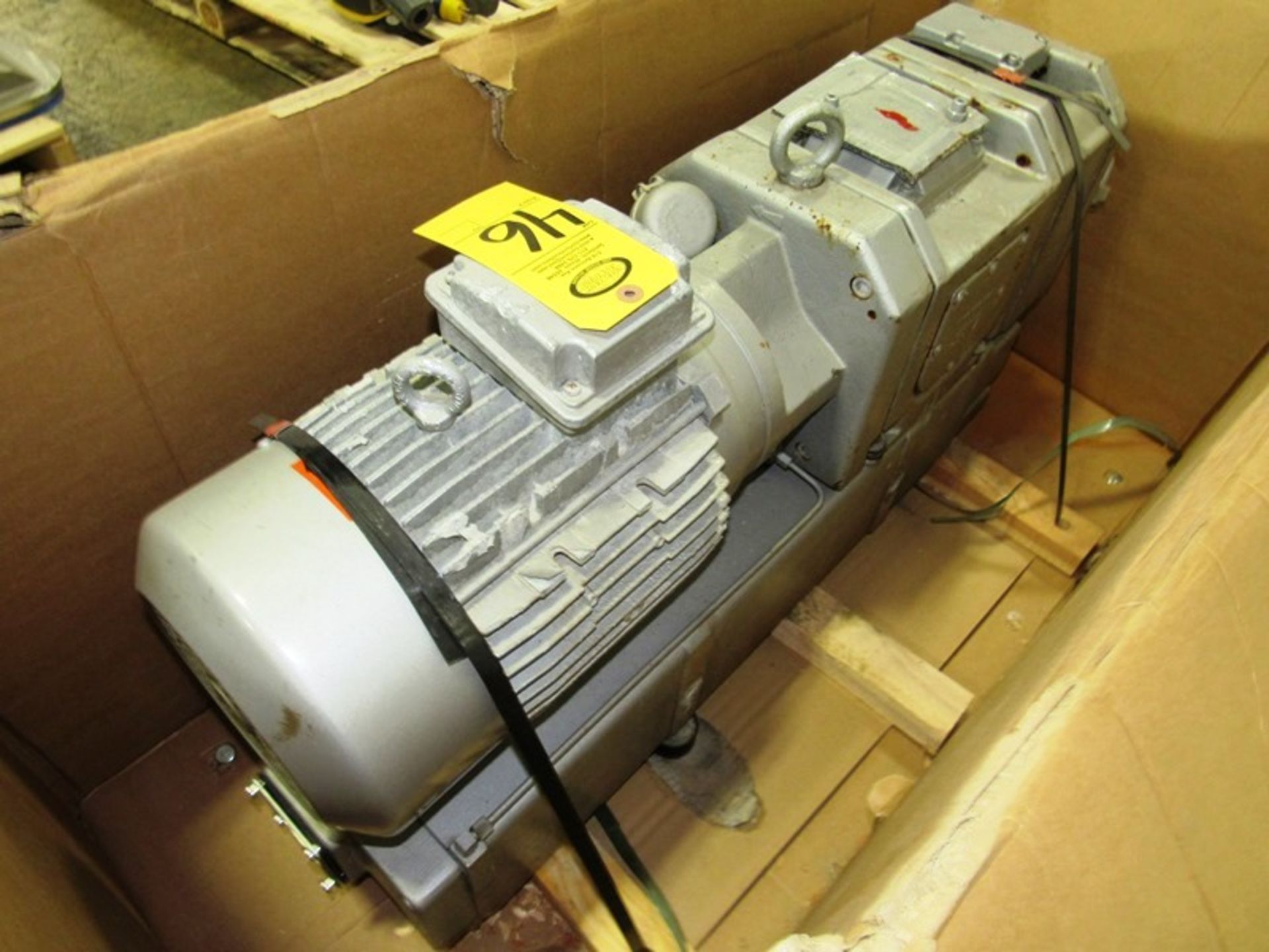 Busch Mdl. CB0220D Vacuum Pump, 9.2 KW Lafert Motor, Ser. #130051869 - Image 3 of 3