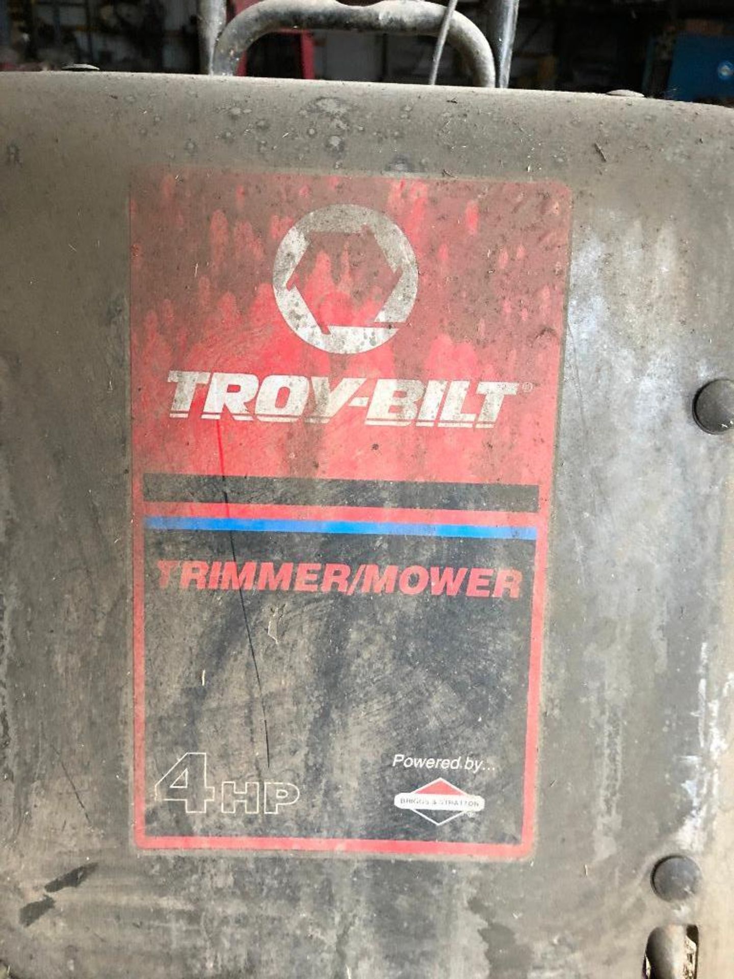 DESCRIPTION: TROY BILT GAS POWERED TRIMMER MOWER. BRAND / MODEL: TROY BILT ADDITIONAL INFORMATION: 4 - Image 3 of 3