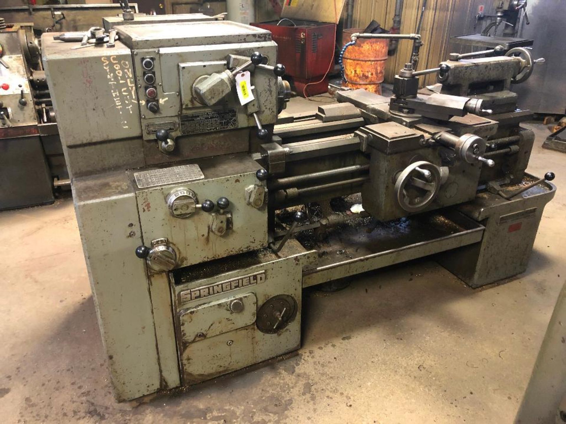 DESCRIPTION: SPRINGFIELD 14" LATHE BRAND / MODEL: SPRINGFIELD 14" ADDITIONAL INFORMATION: SWING 14", - Image 2 of 11