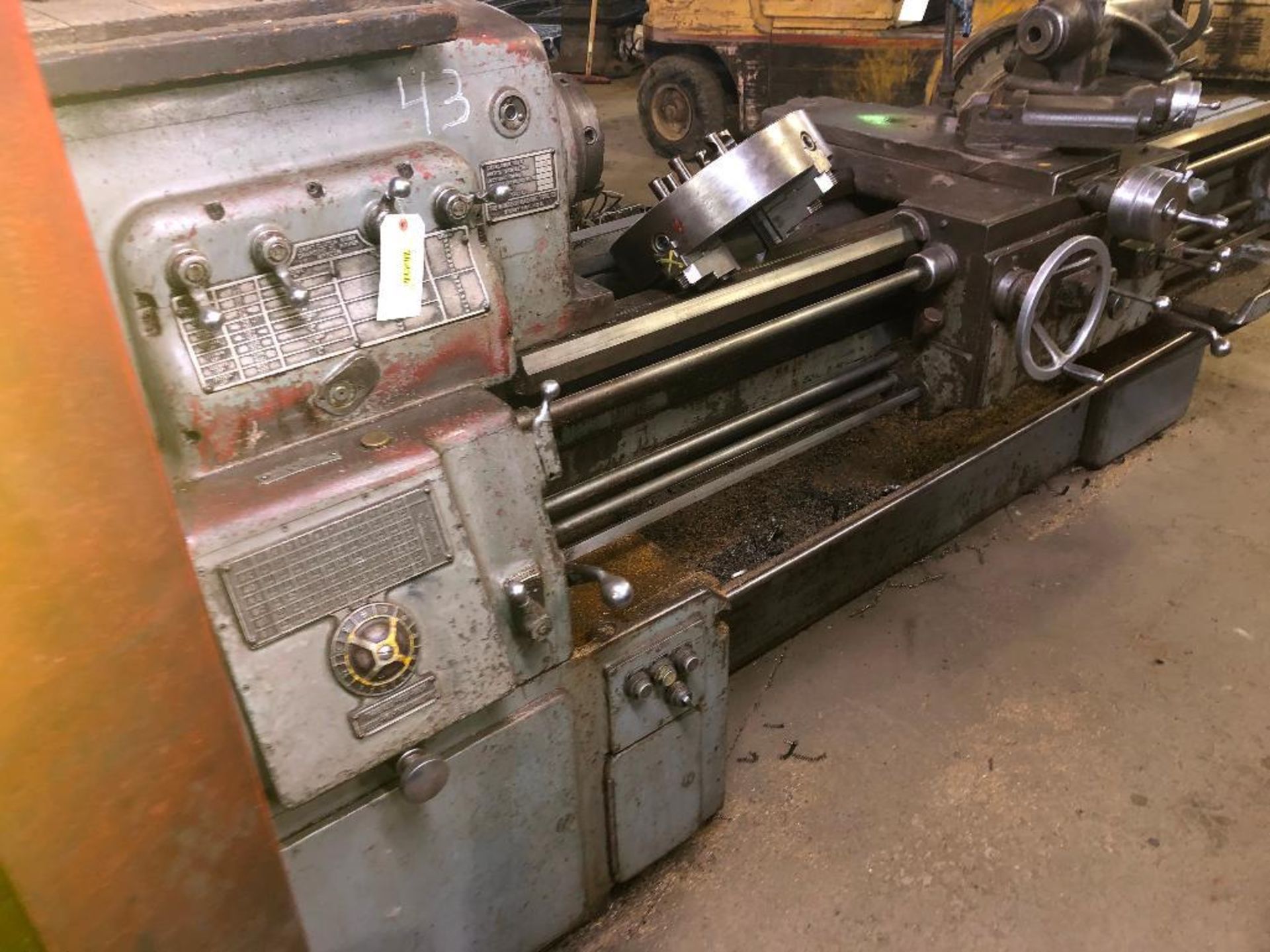 DESCRIPTION: MONARCH 16" LATHE BRAND / MODEL: MONARCH ADDITIONAL INFORMATION: 16" SWING, 54" CENTERS - Image 9 of 10