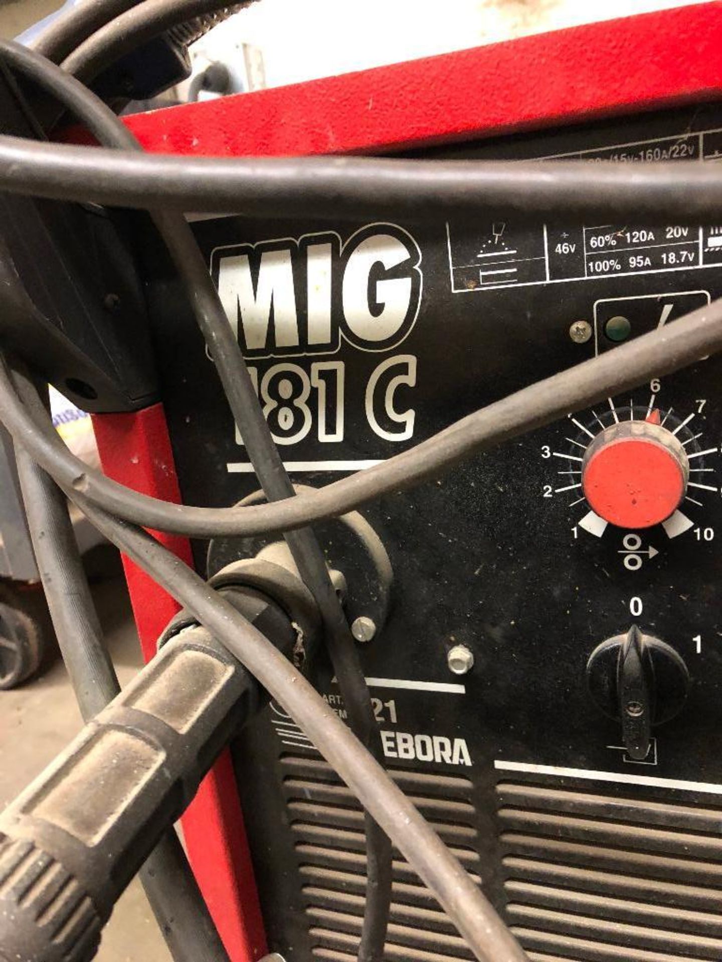 DESCRIPTION DAYTONA MIG 181C INTEGRATED MIG WELDER BRAND/MODEL DAYTONA ADDITIONAL INFORMATION 160 AM - Image 4 of 7