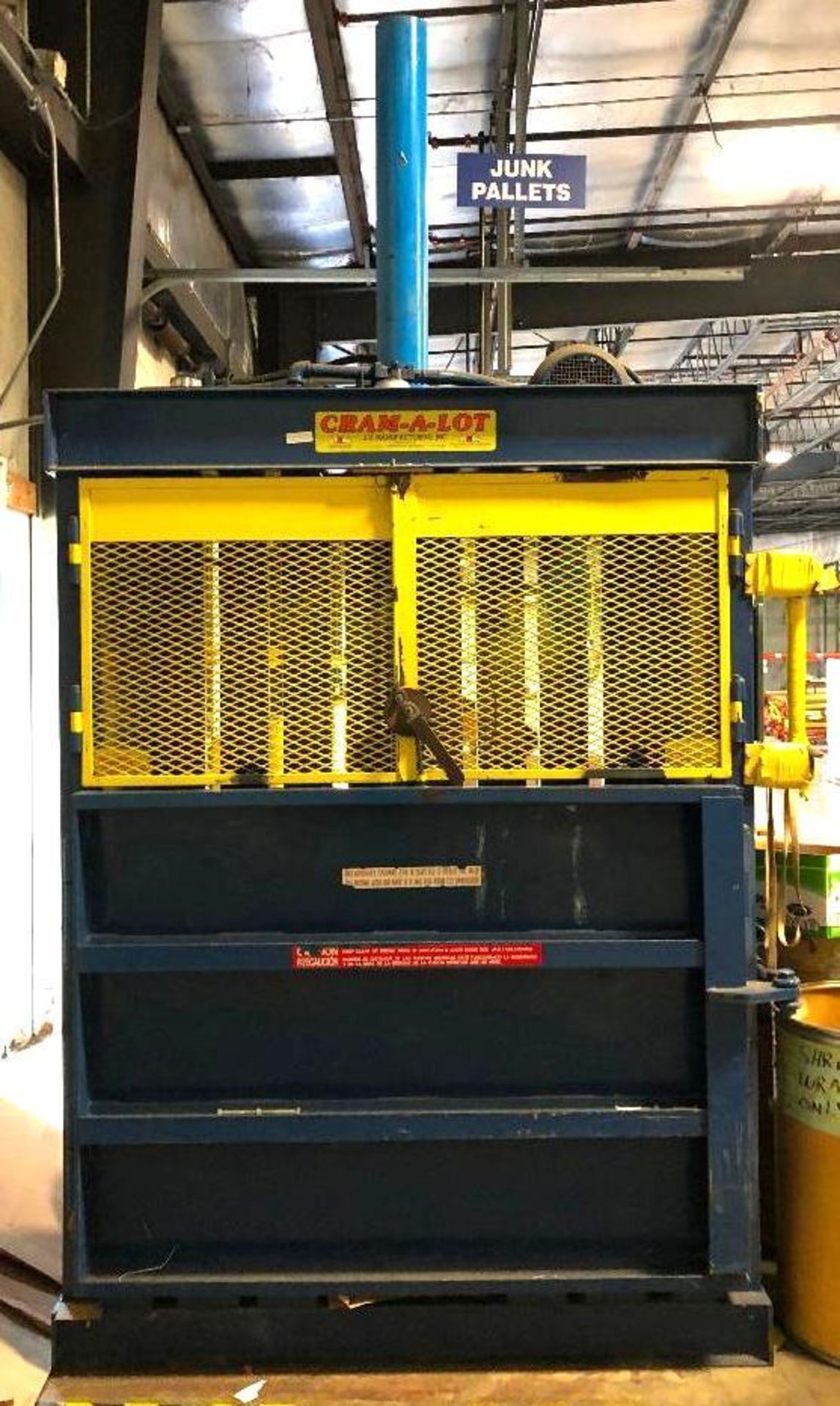 DESCRIPTION CRAM-A-LOT 6C BALER BRAND/MODEL J.V MANUFACTURING LOCATION WAREHOUSE: BAY 2 QUANTITY 1