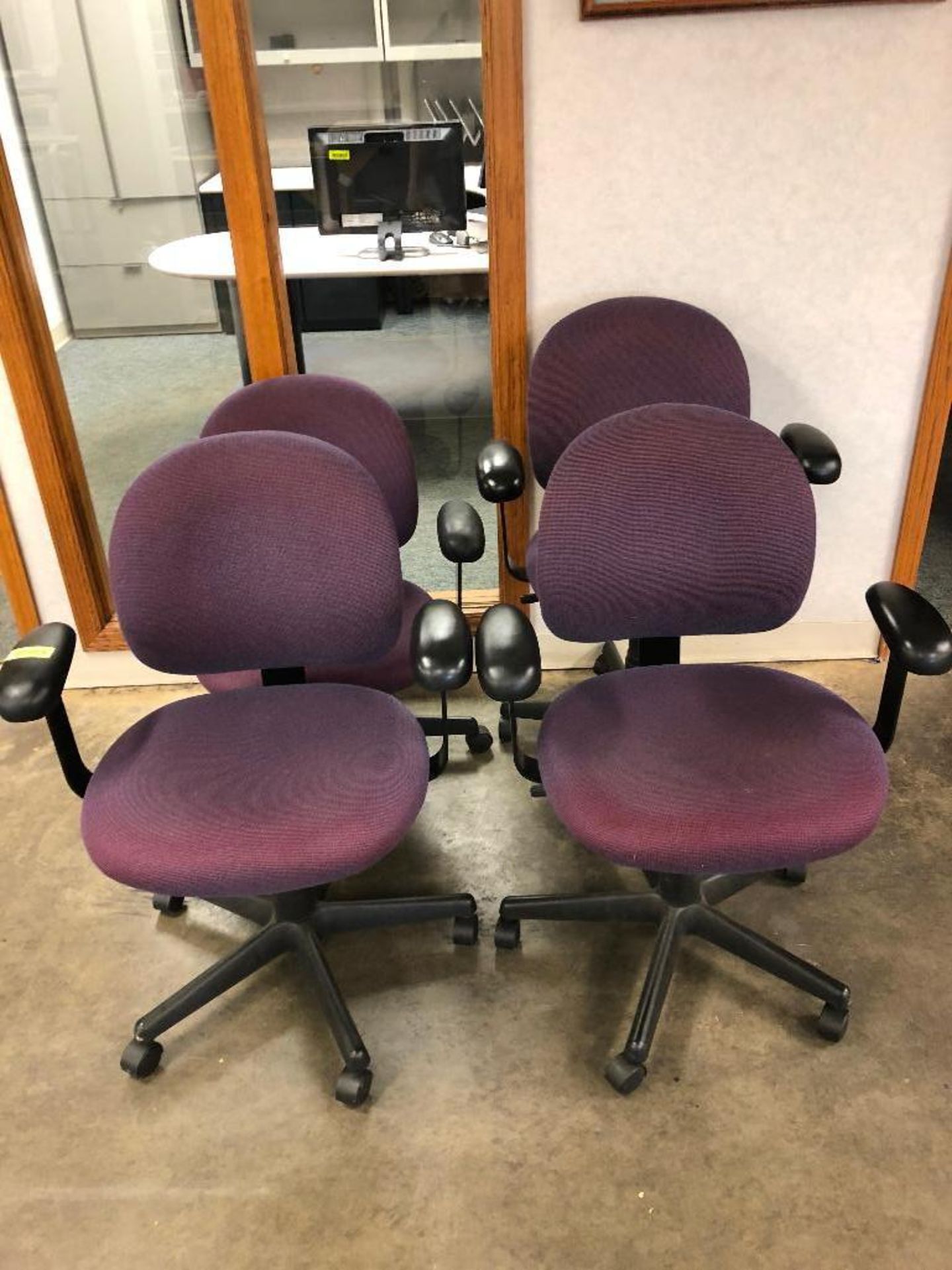 DESCRIPTION OFFICE CHAIRS (SET OF 4) QUANTITY 1