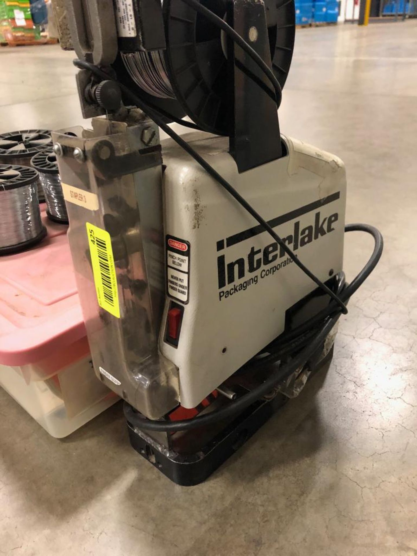 DESCRIPTION STITCHING MACHINE WITH 5 ROLLS OF WIRE INCLUDED BRAND/MODEL INTERLAKE ADDITIONAL INFORMA - Image 2 of 3