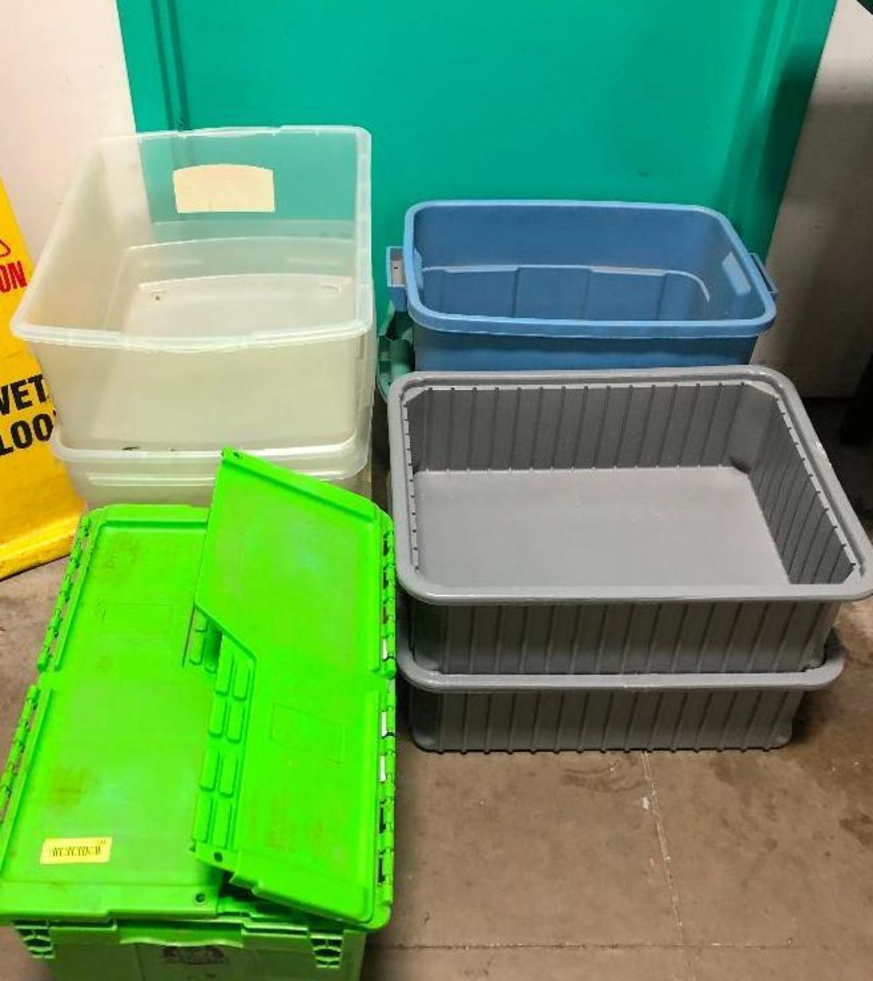 DESCRIPTION ASSORTED STORAGE BINS AS SHOWN LOCATION WAREHOUSE: BAY 1 QUANTITY 1 - Image 2 of 2