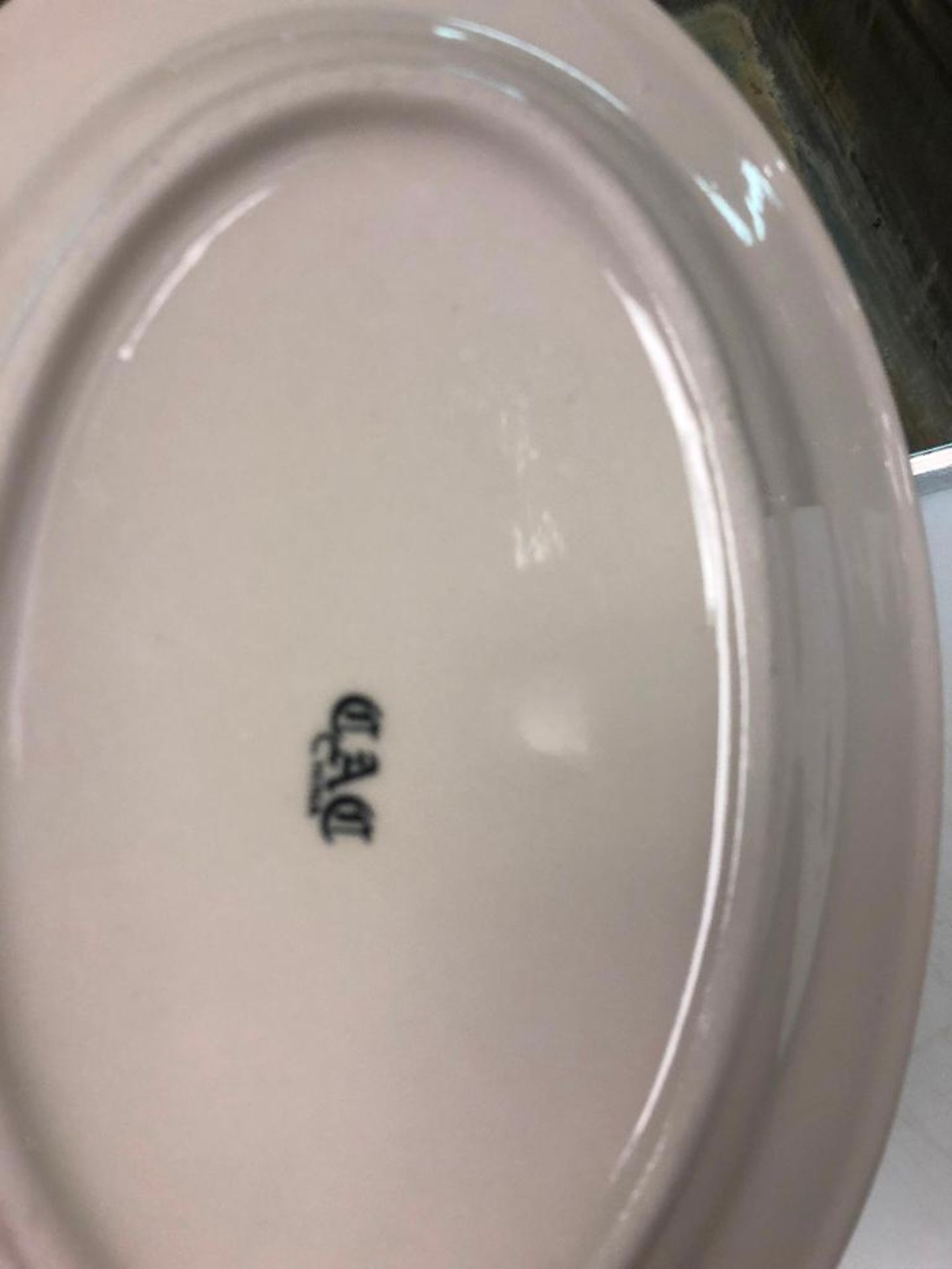 DESCRIPTION: (12) 10.25" CHINA PLATTERS SIZE: 10.25" LOCATION: KITCHEN THIS LOT IS: SOLD BY THE PIEC - Image 3 of 3