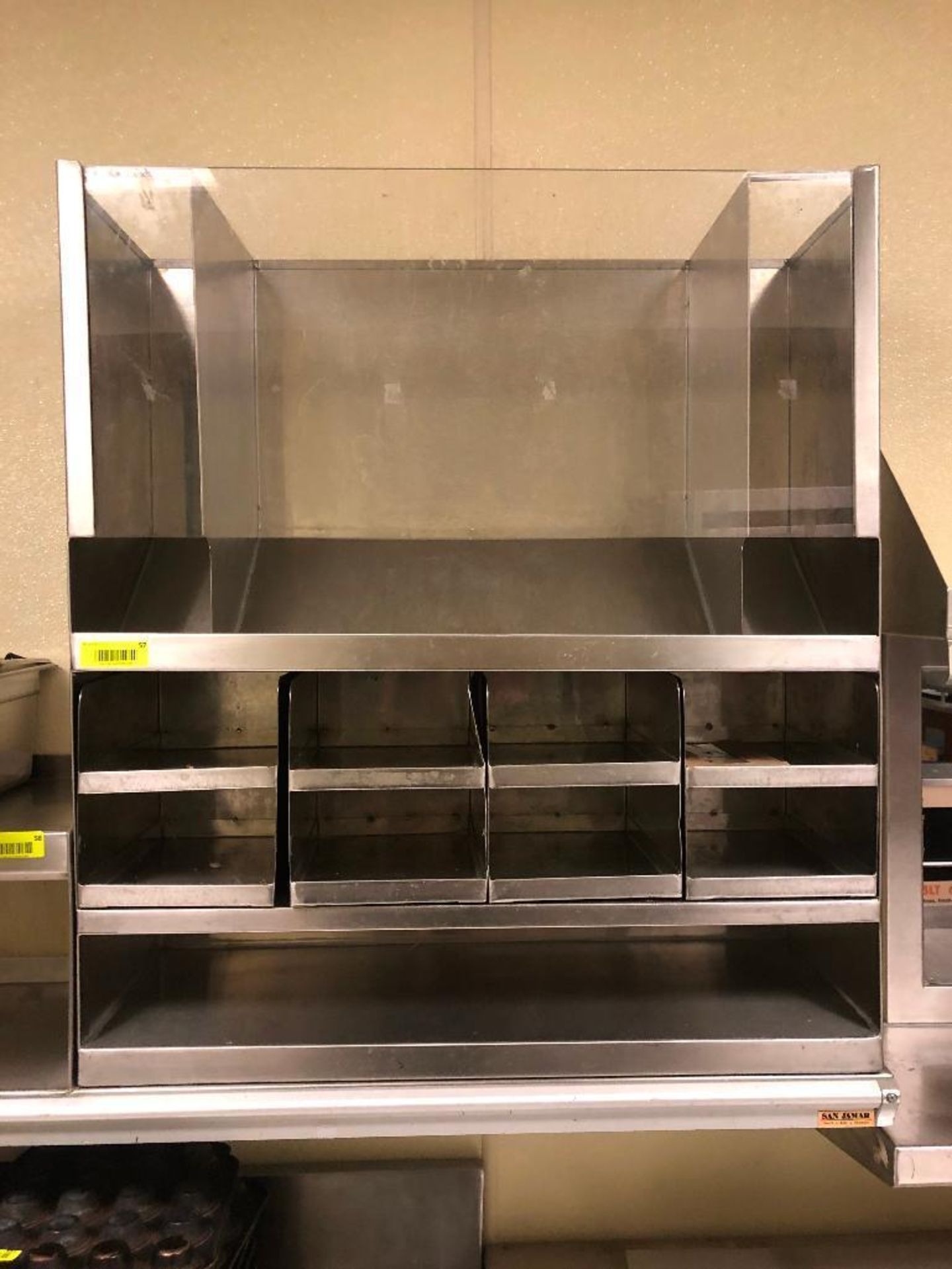 DESCRIPTION: (2) 30" X 36" STAINLESS ORGANIZERS. SIZE: 30" X 36" LOCATION: KITCHEN THIS LOT IS: SOLD