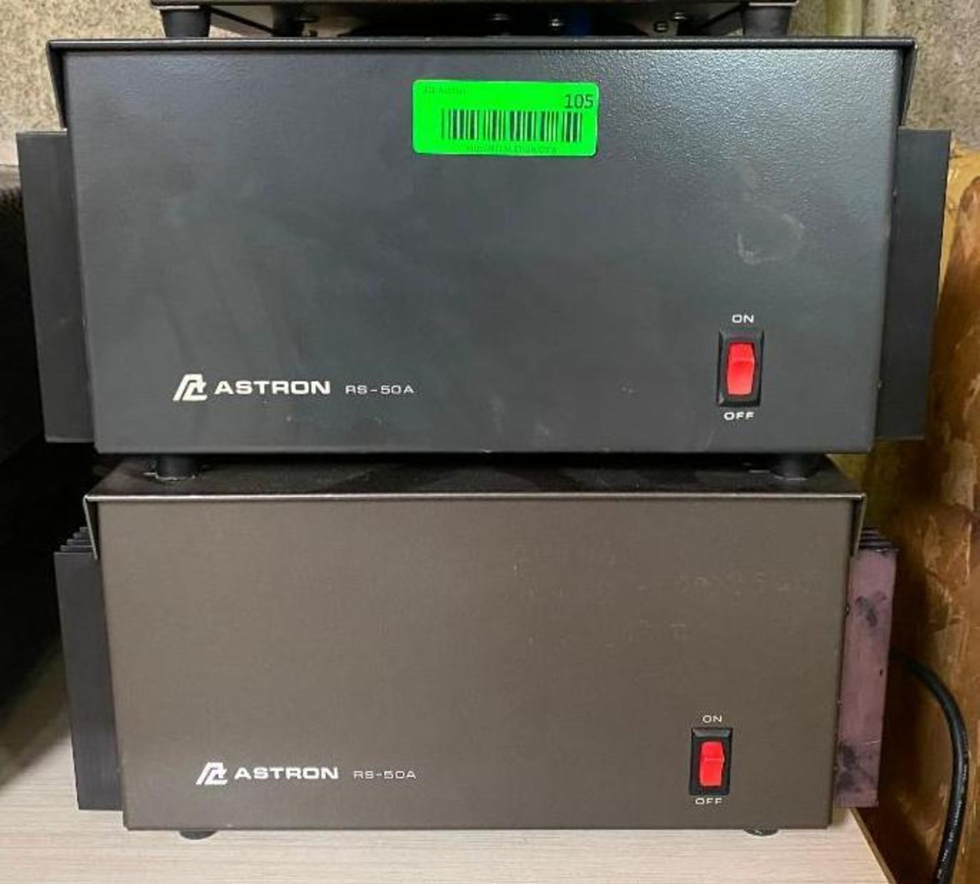 DESCRIPTION (2) 50A POWER SUPPLY UNITS BRAND/MODEL ASTRON LOCATION BASEMENT THIS LOT IS SOLD BY THE