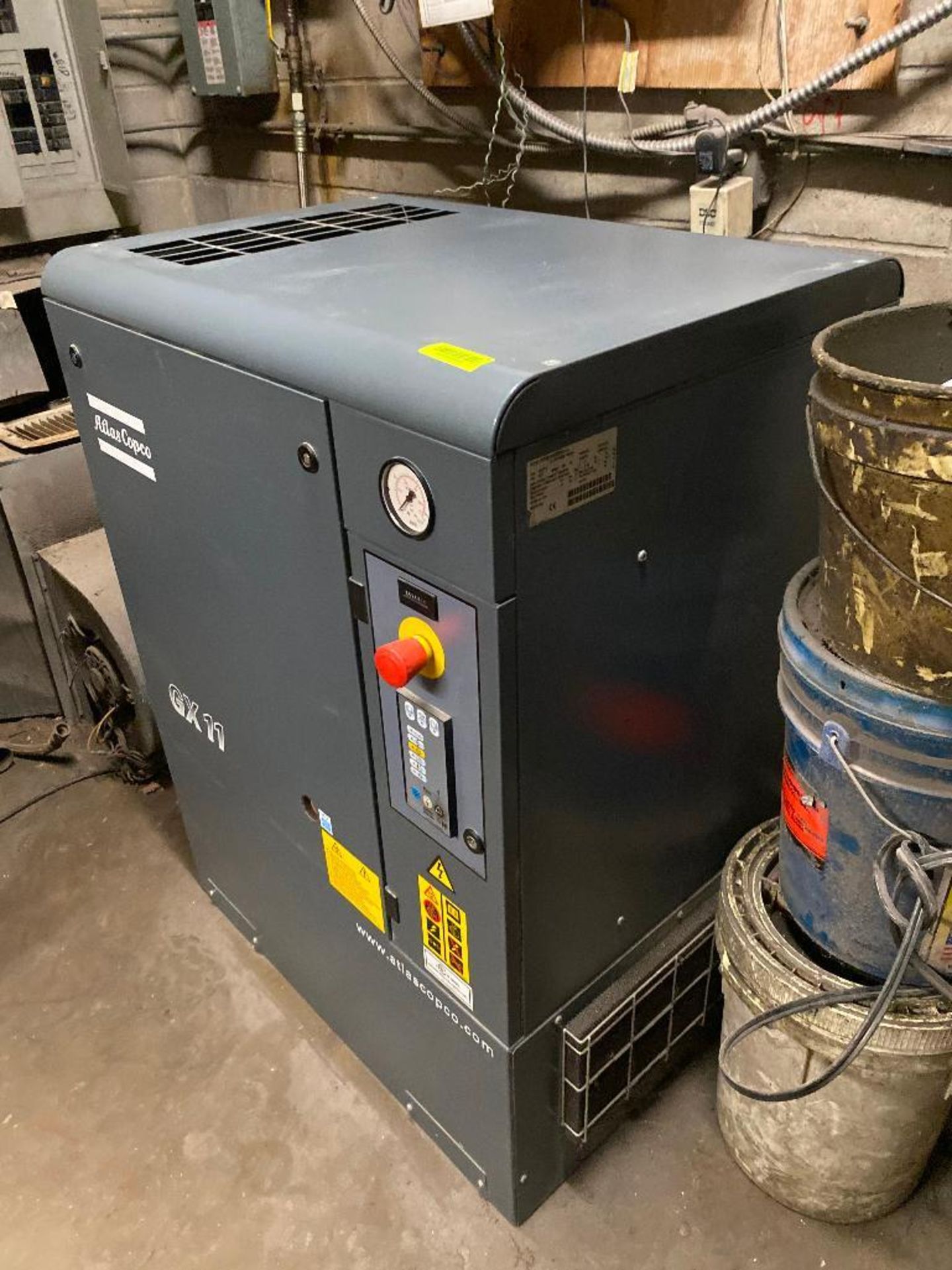 DESCRIPTION ATLAS COPCO GX11P EL ROTARY SCREW AIR COMPRESSOR (2015) BRAND/MODEL ATLAS COPCO ADDITION - Image 5 of 7