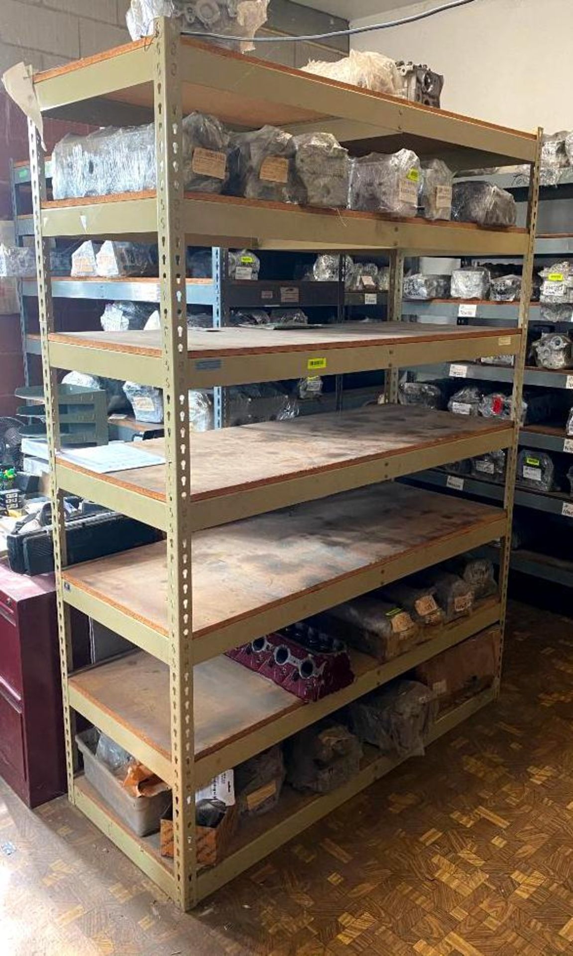 DESCRIPTION 7-TIER SHELVING UNIT ADDITIONAL INFO CONTENTS NOT INCLUDED SIZE 60"X24"X84" QUANTITY: X