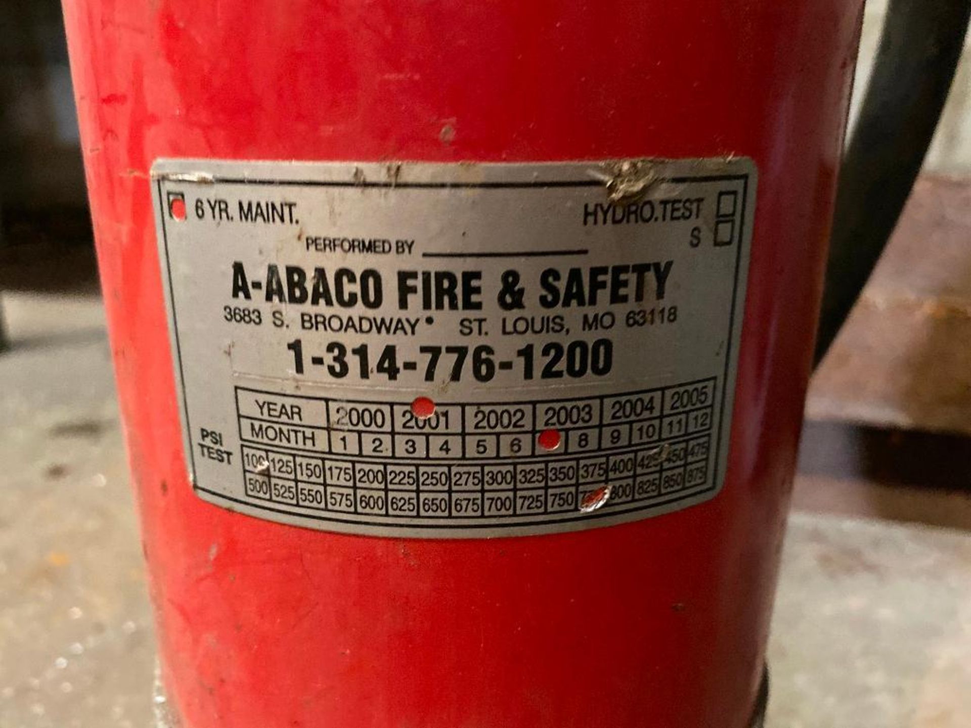 DESCRIPTION ANSUL FIRE EXTINGUISHER LOCATION D QUANTITY 1 - Image 2 of 3